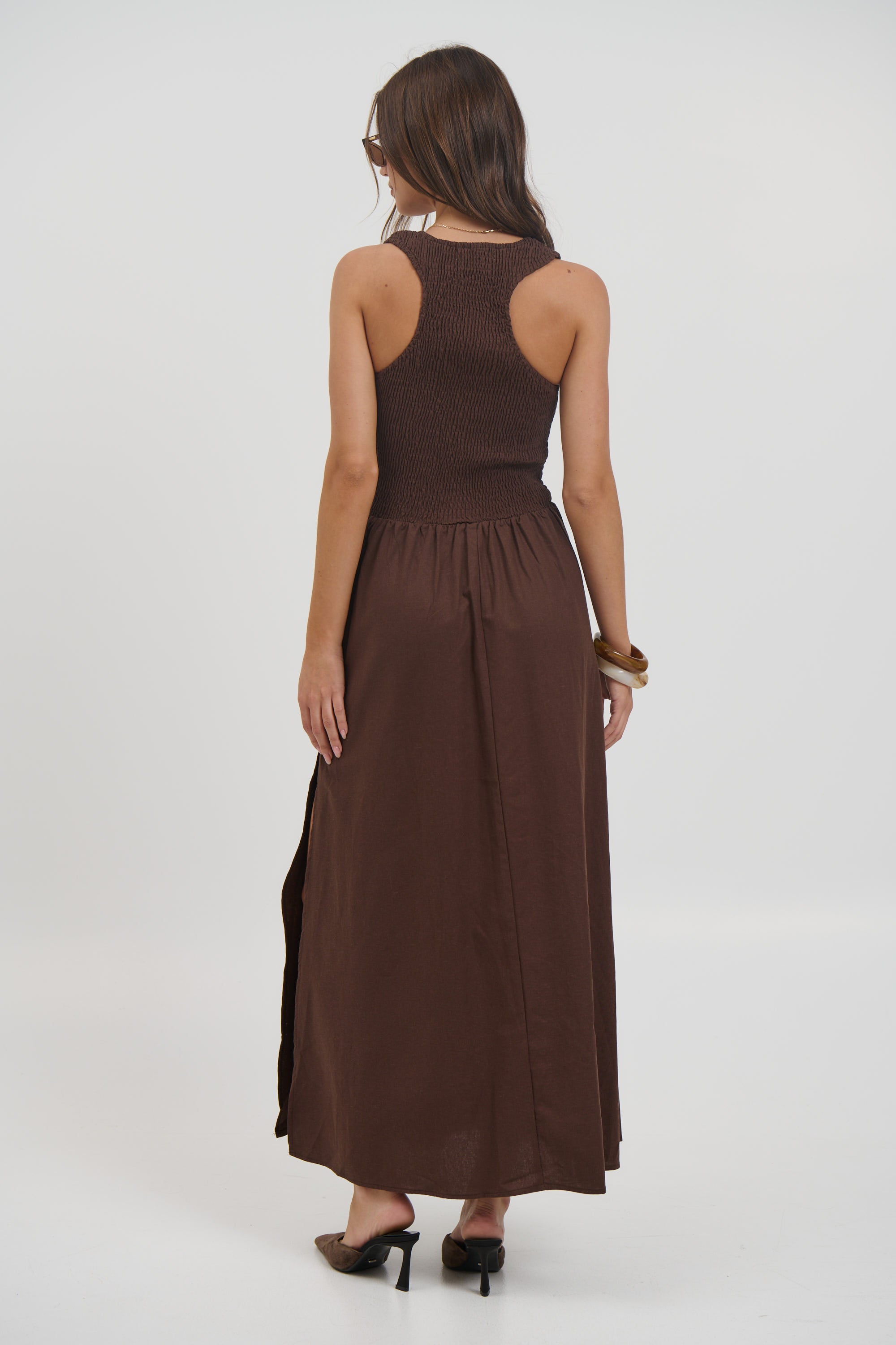 Destiny Maxi Dress Chocolate