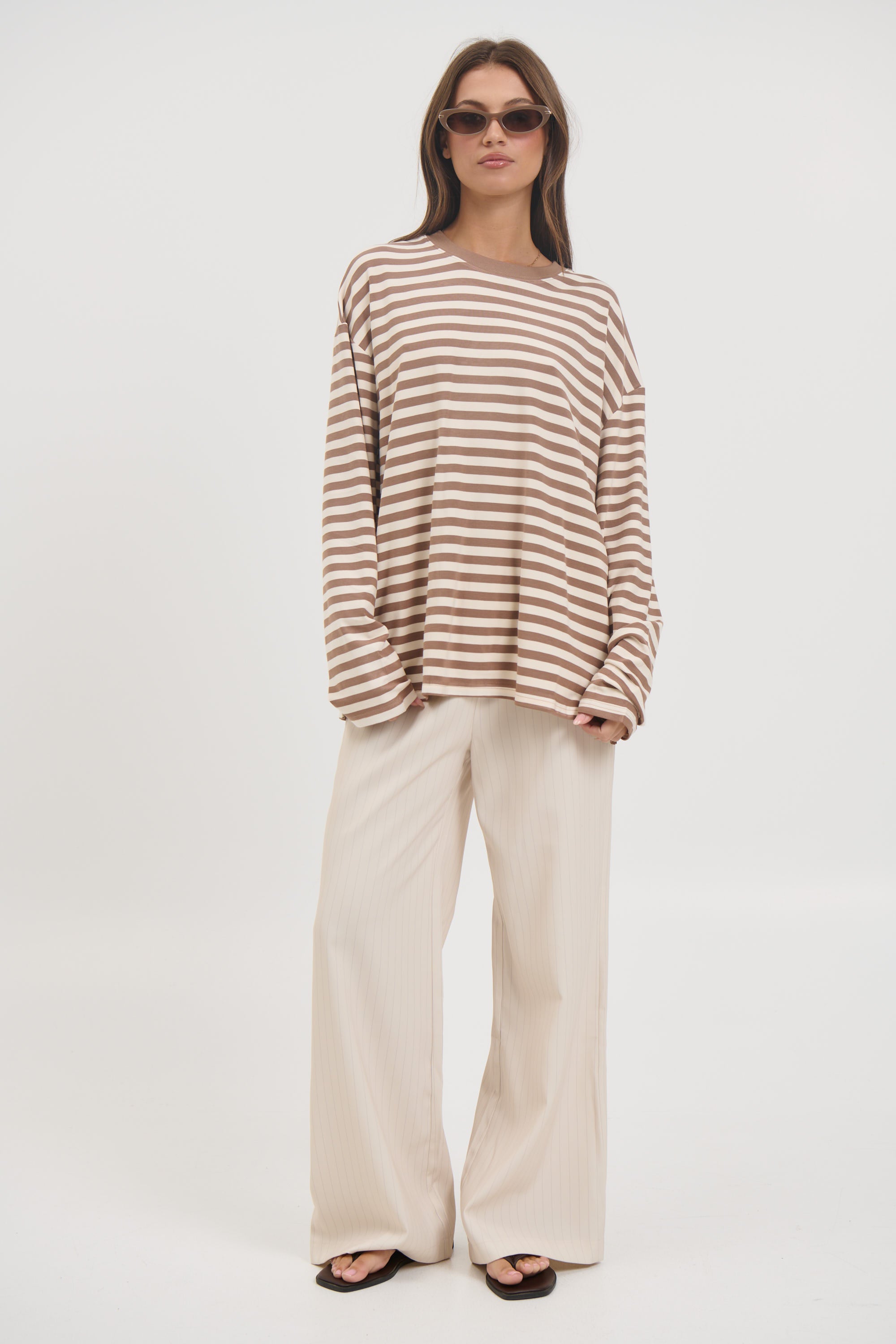 Jaida Long Sleeve Chocolate