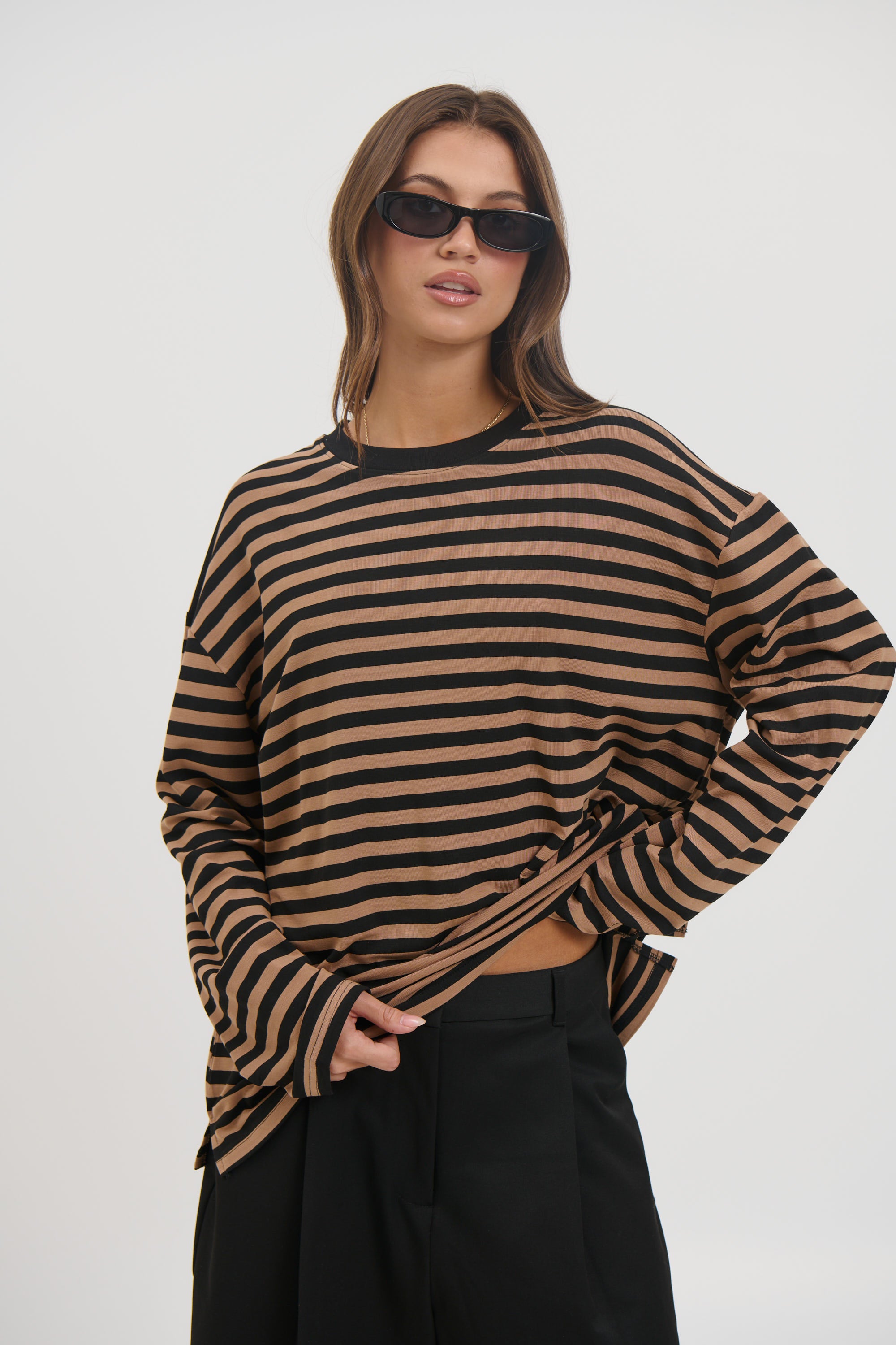 Jaida Long Sleeve Mocha