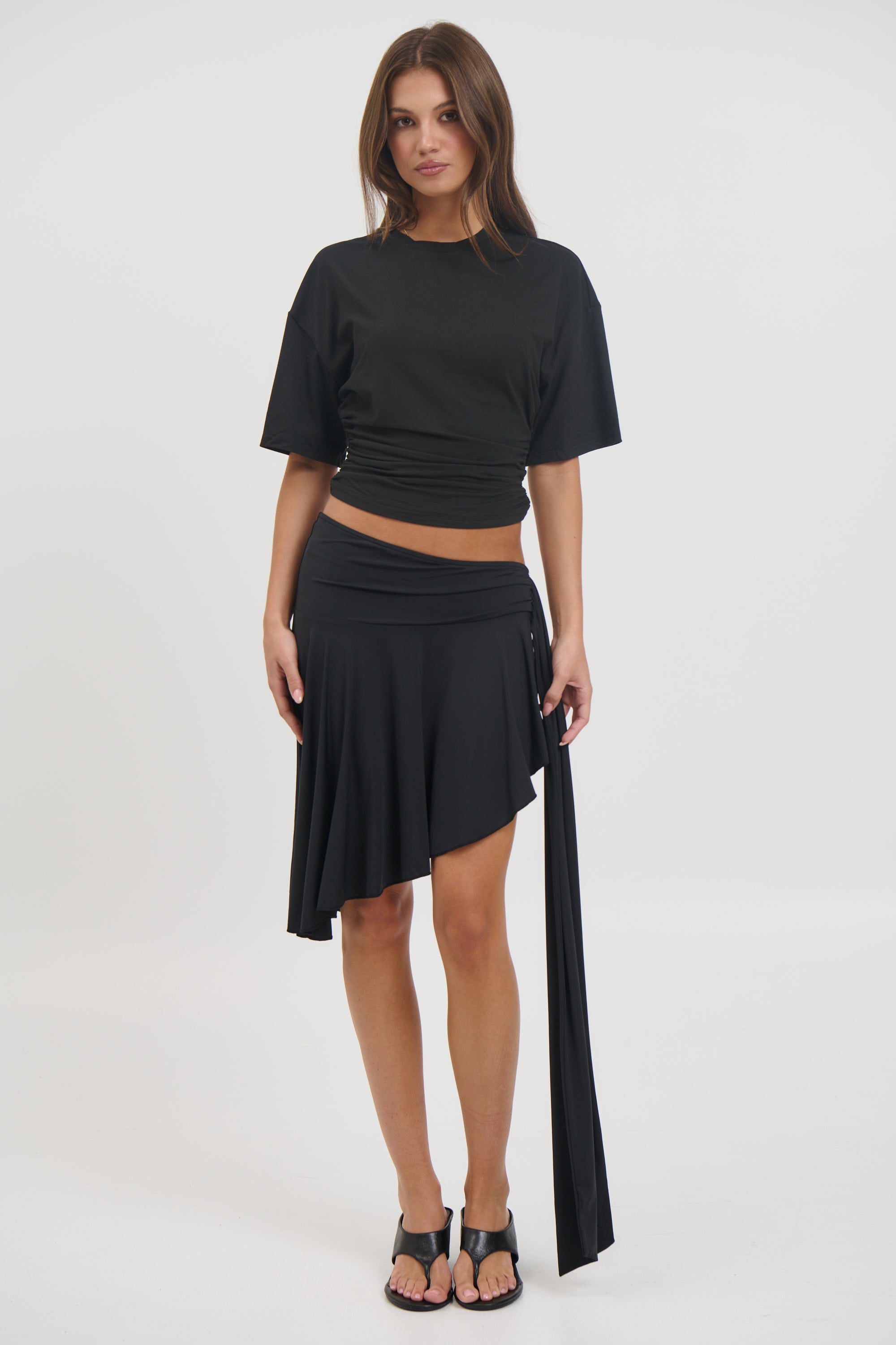 Safari Midi Skirt Noir