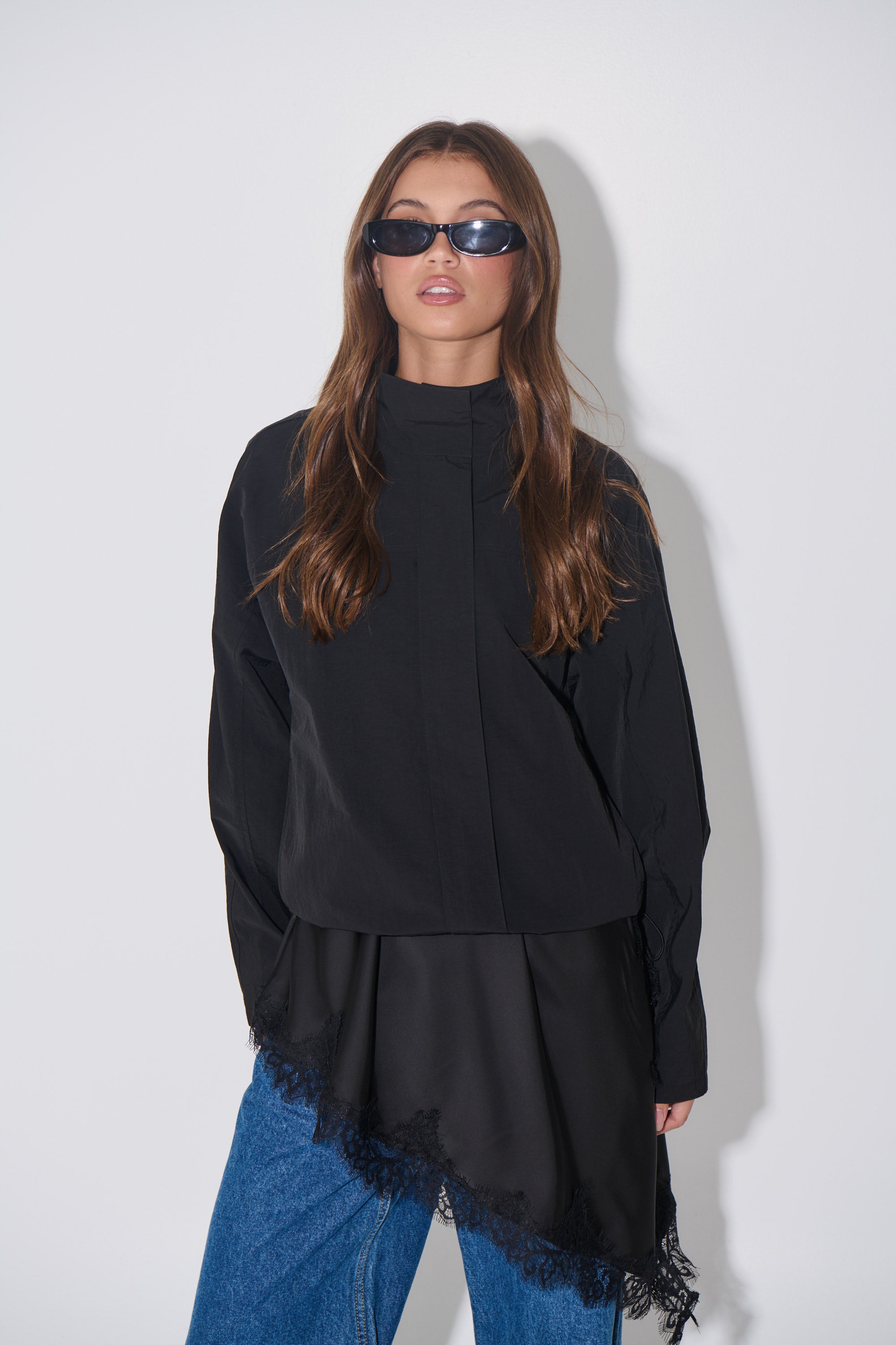 Shoreline Windbreaker Noir