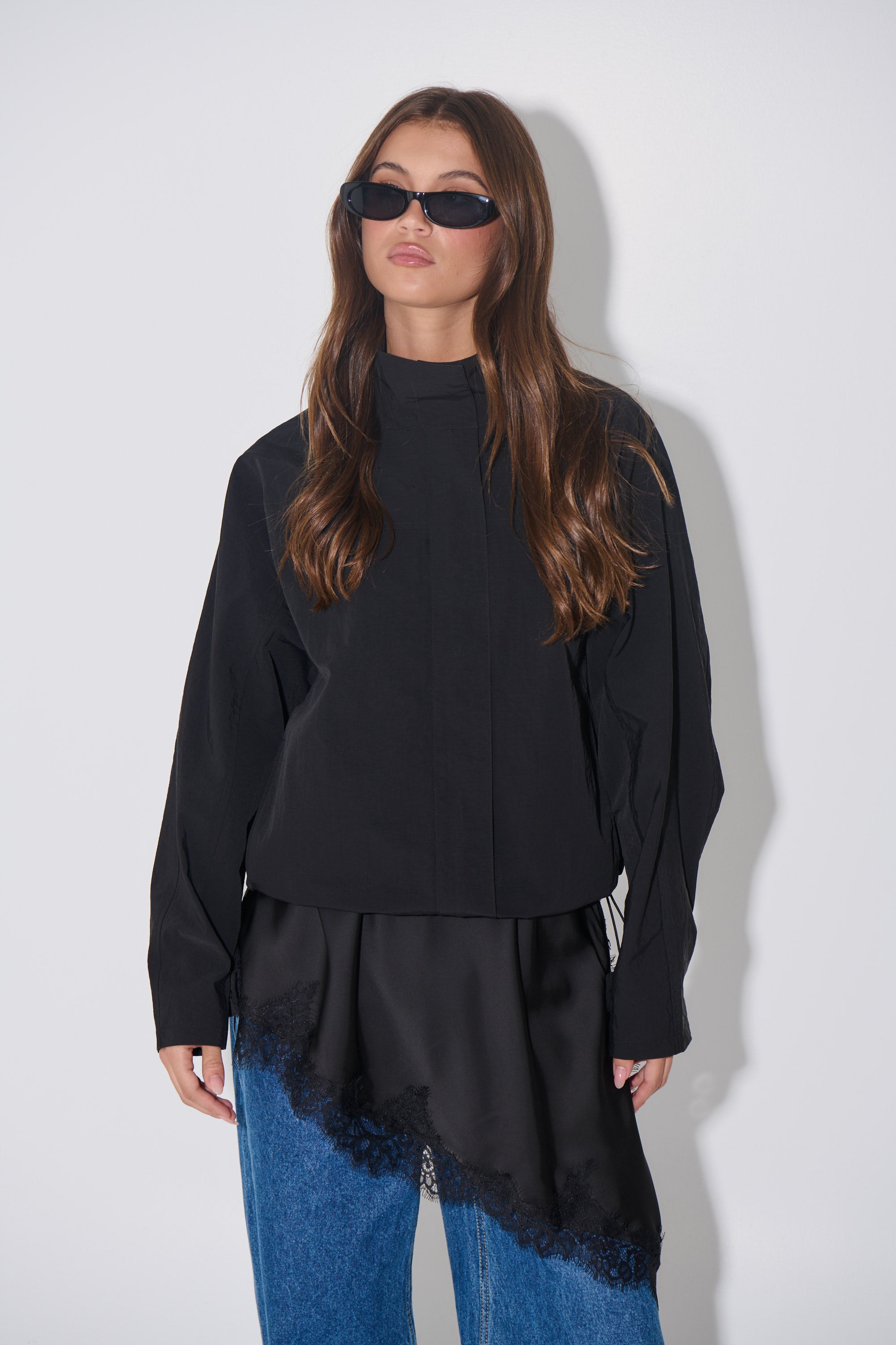 Shoreline Windbreaker Noir