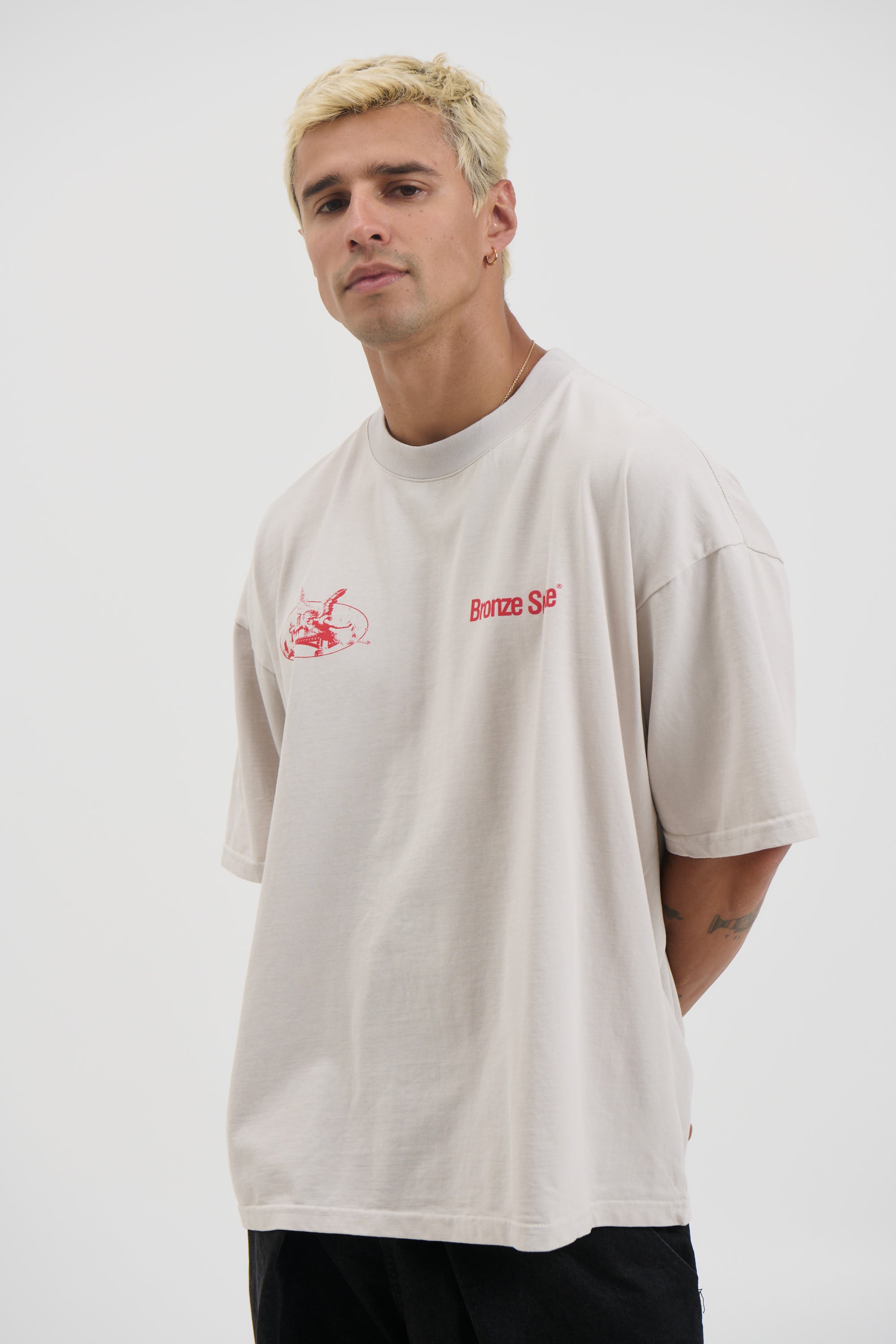 Bronze Snake Melb Tee Ivory