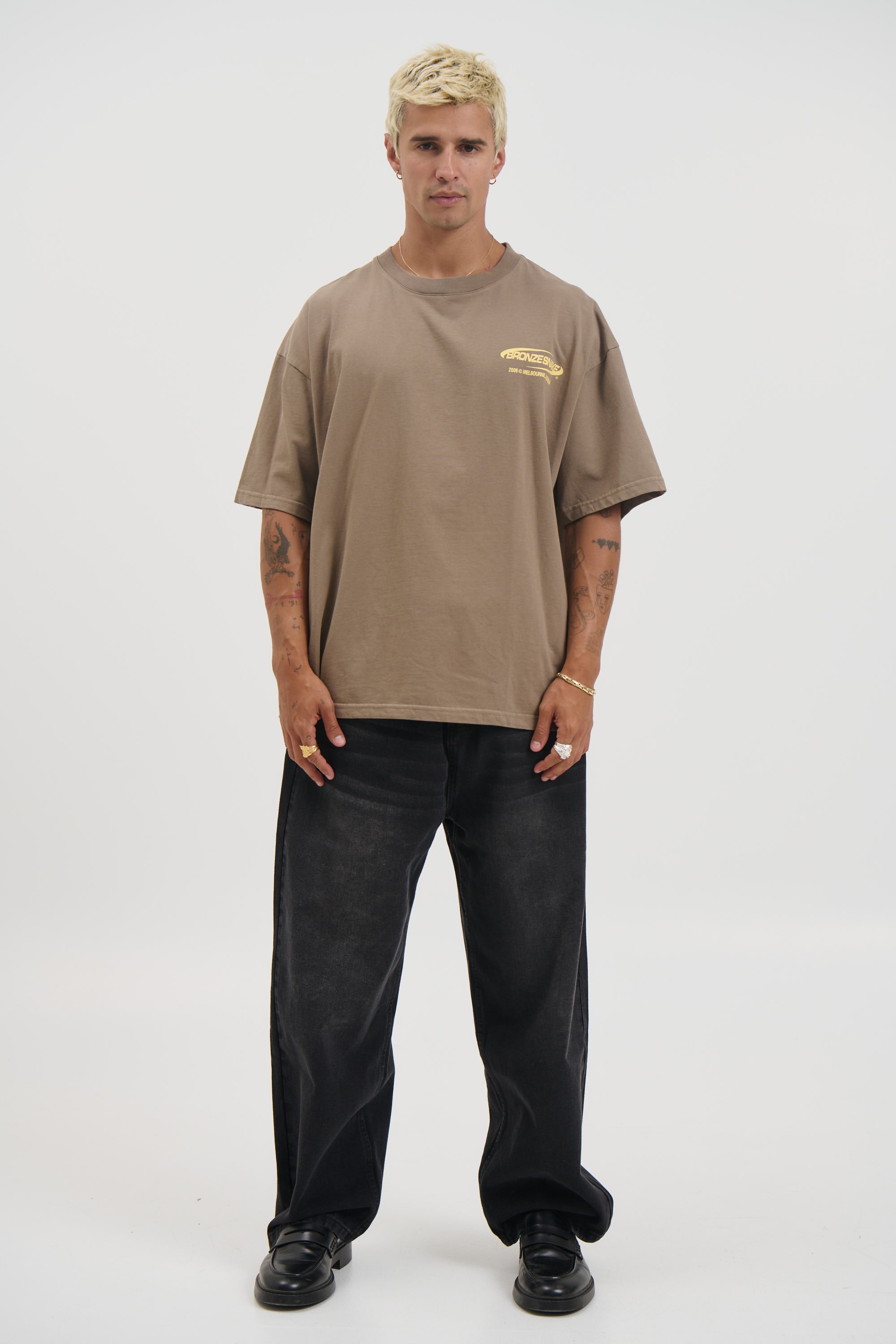 Bronze Snake Classic Tee Army