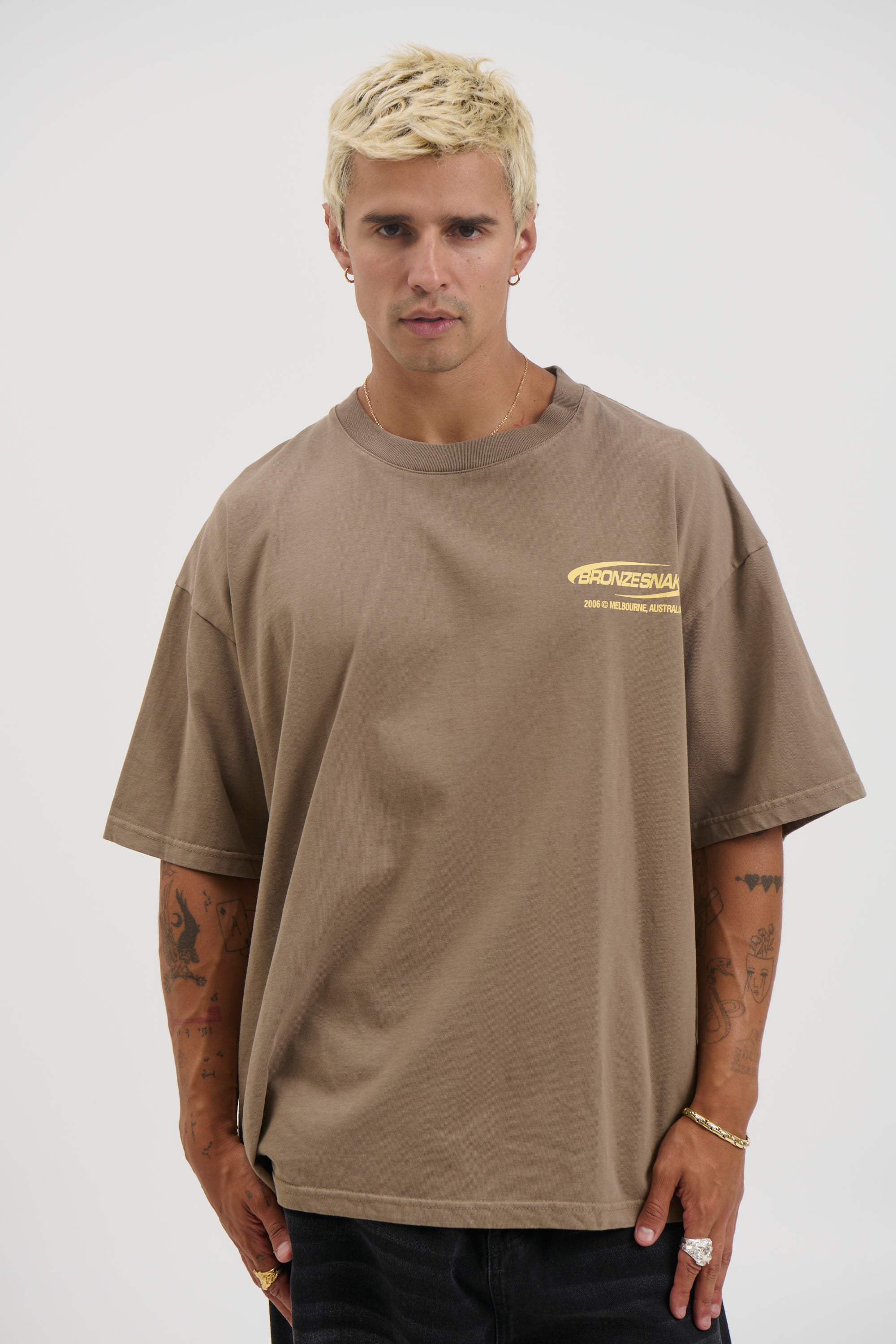 Bronze Snake Classic Tee Army