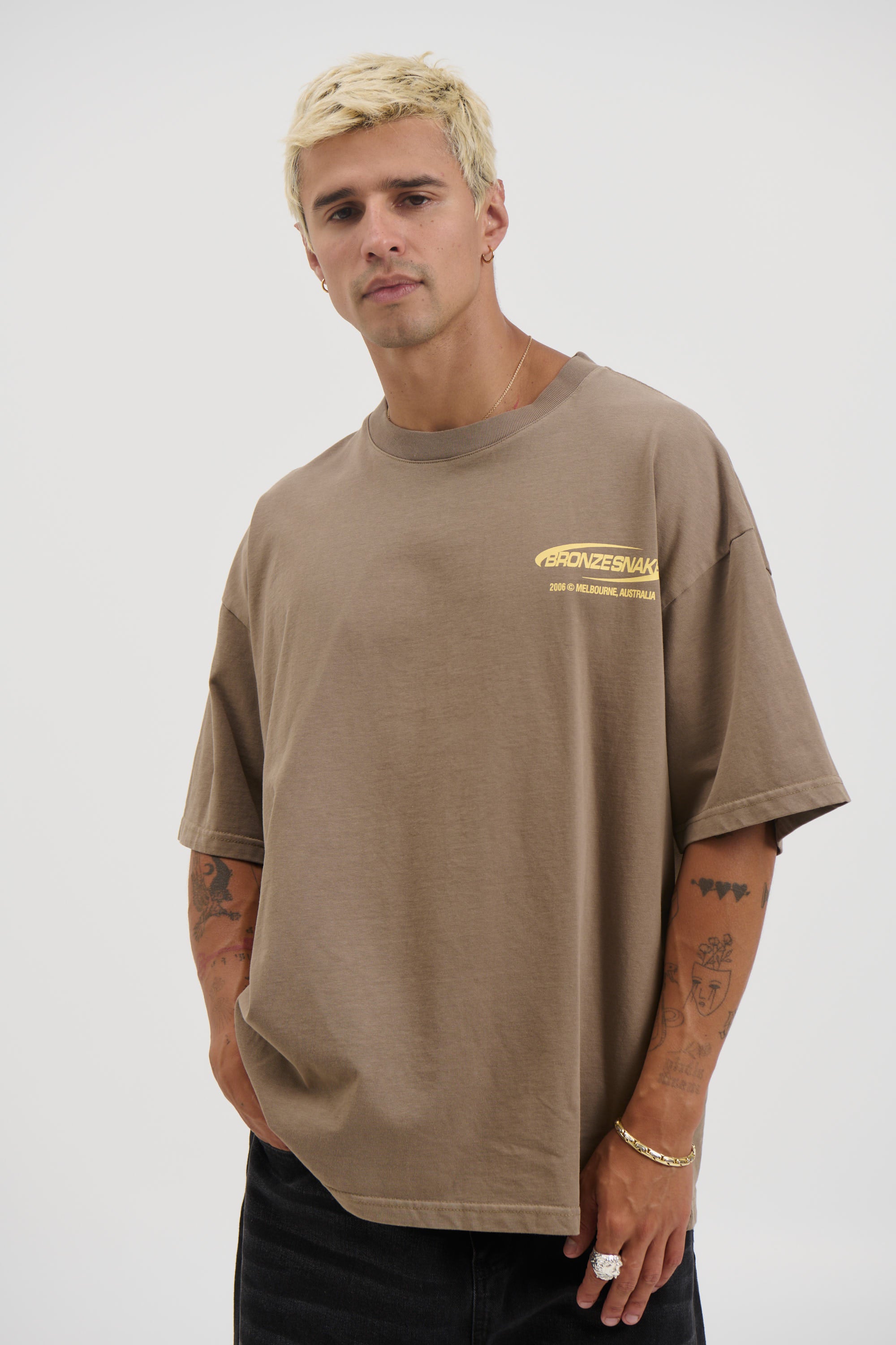 Bronze Snake Classic Tee Army