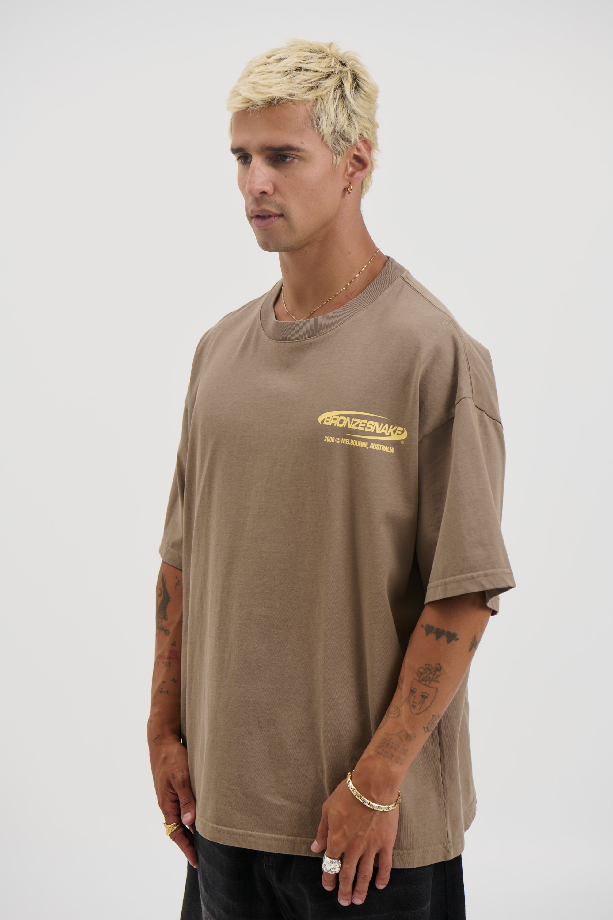 Bronze Snake Classic Tee Army