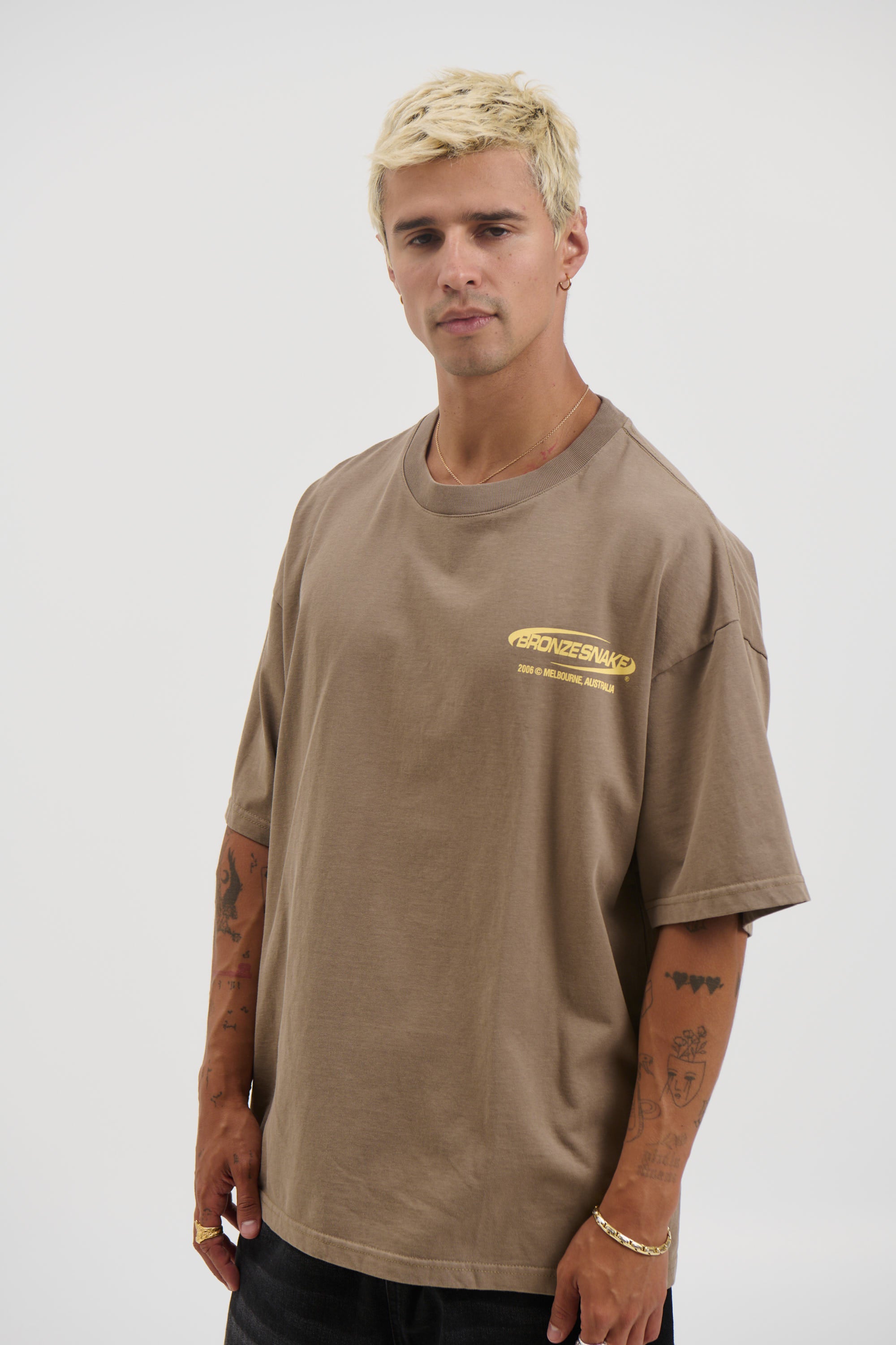 Bronze Snake Classic Tee Army