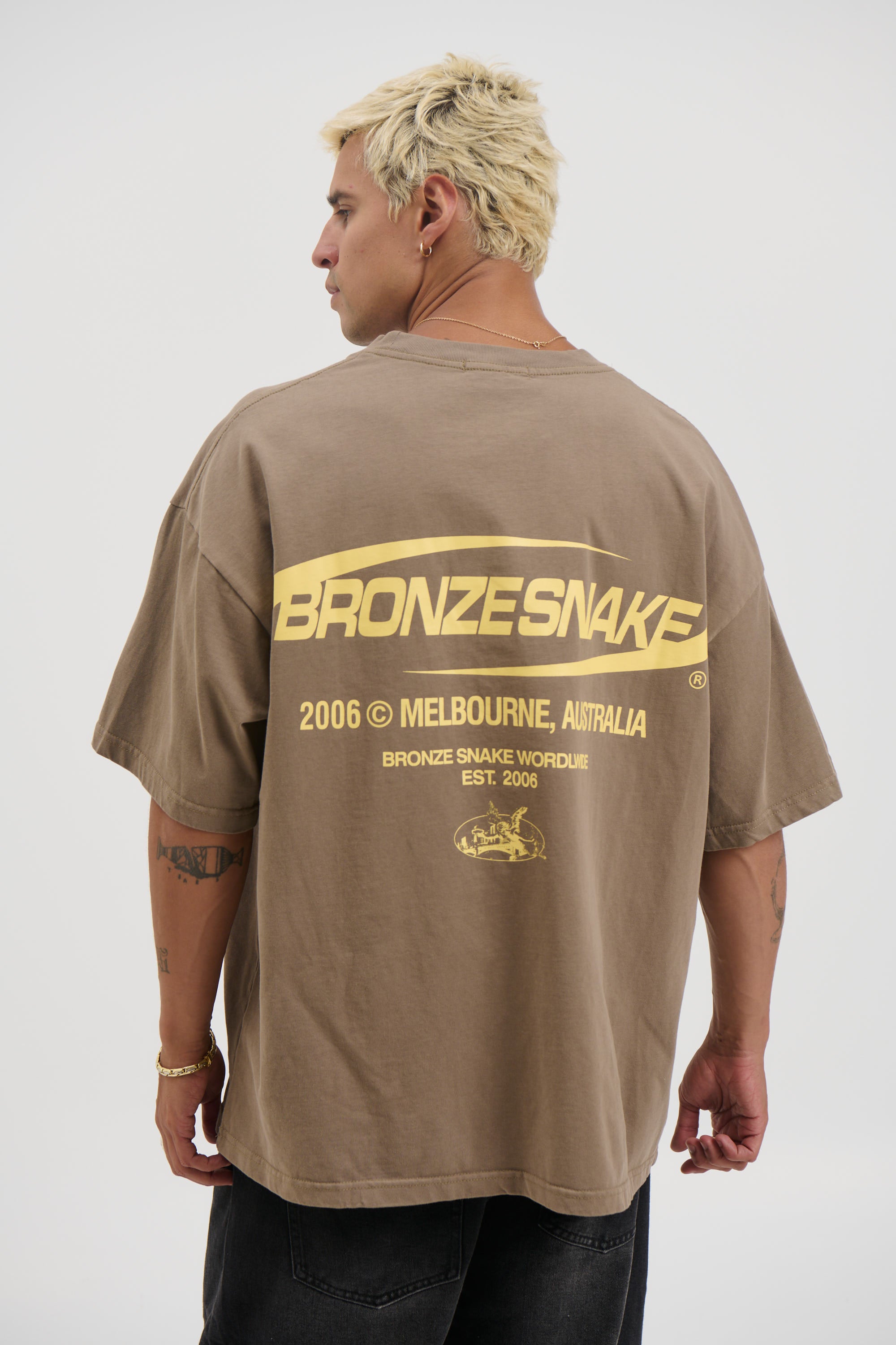 Bronze Snake Classic Tee Army