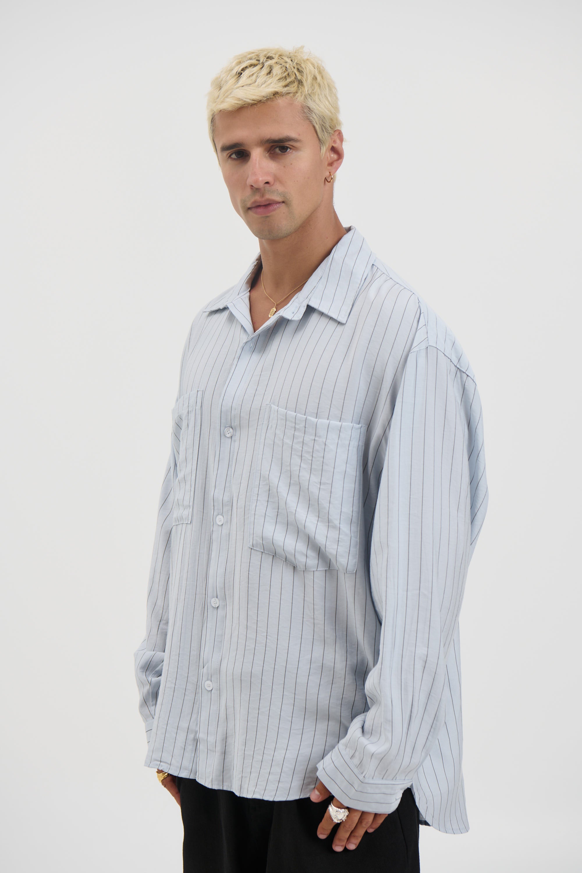 Will Relaxed Shirt Blue