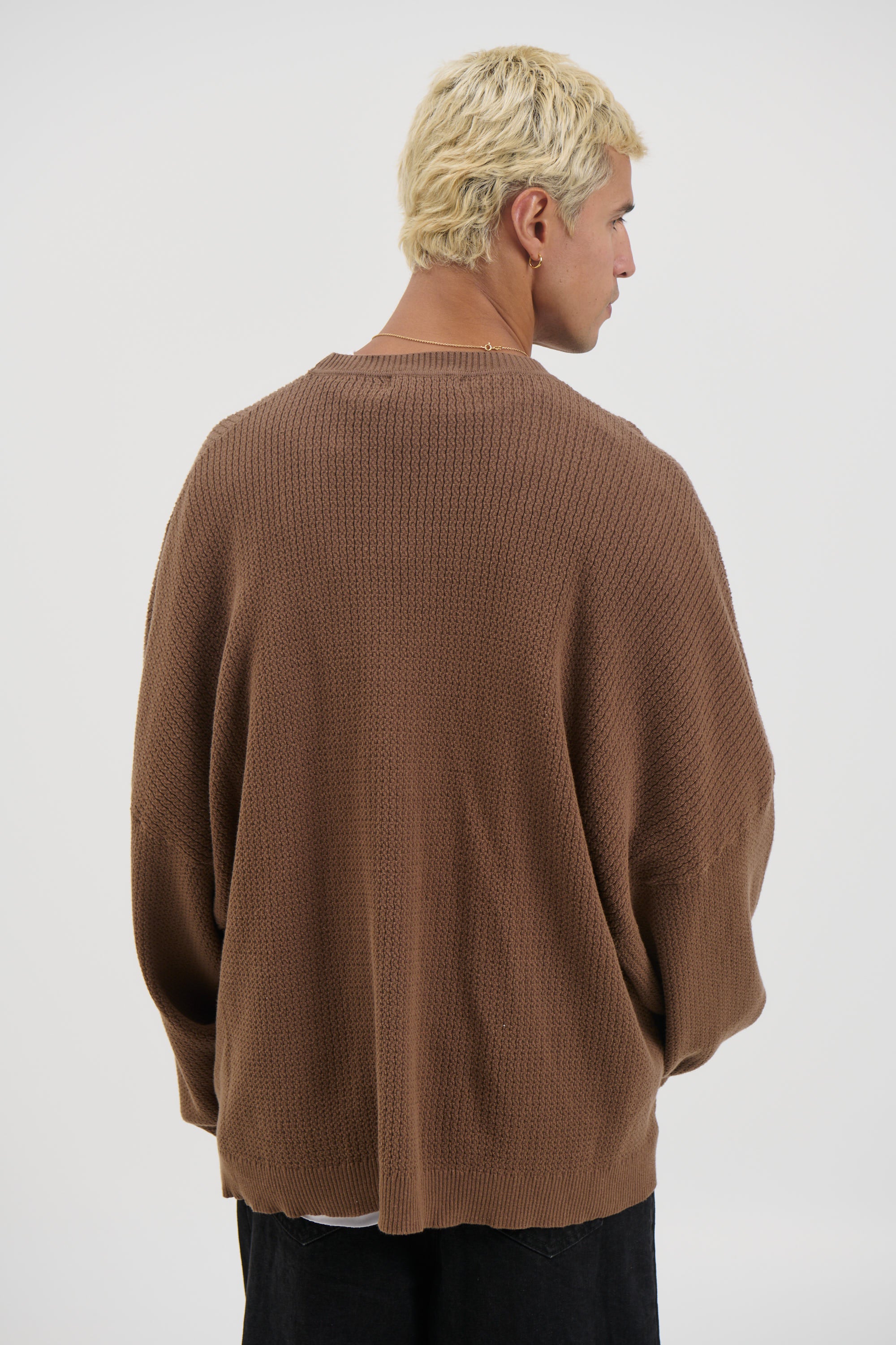 Lightweight Texture Sweat Choc