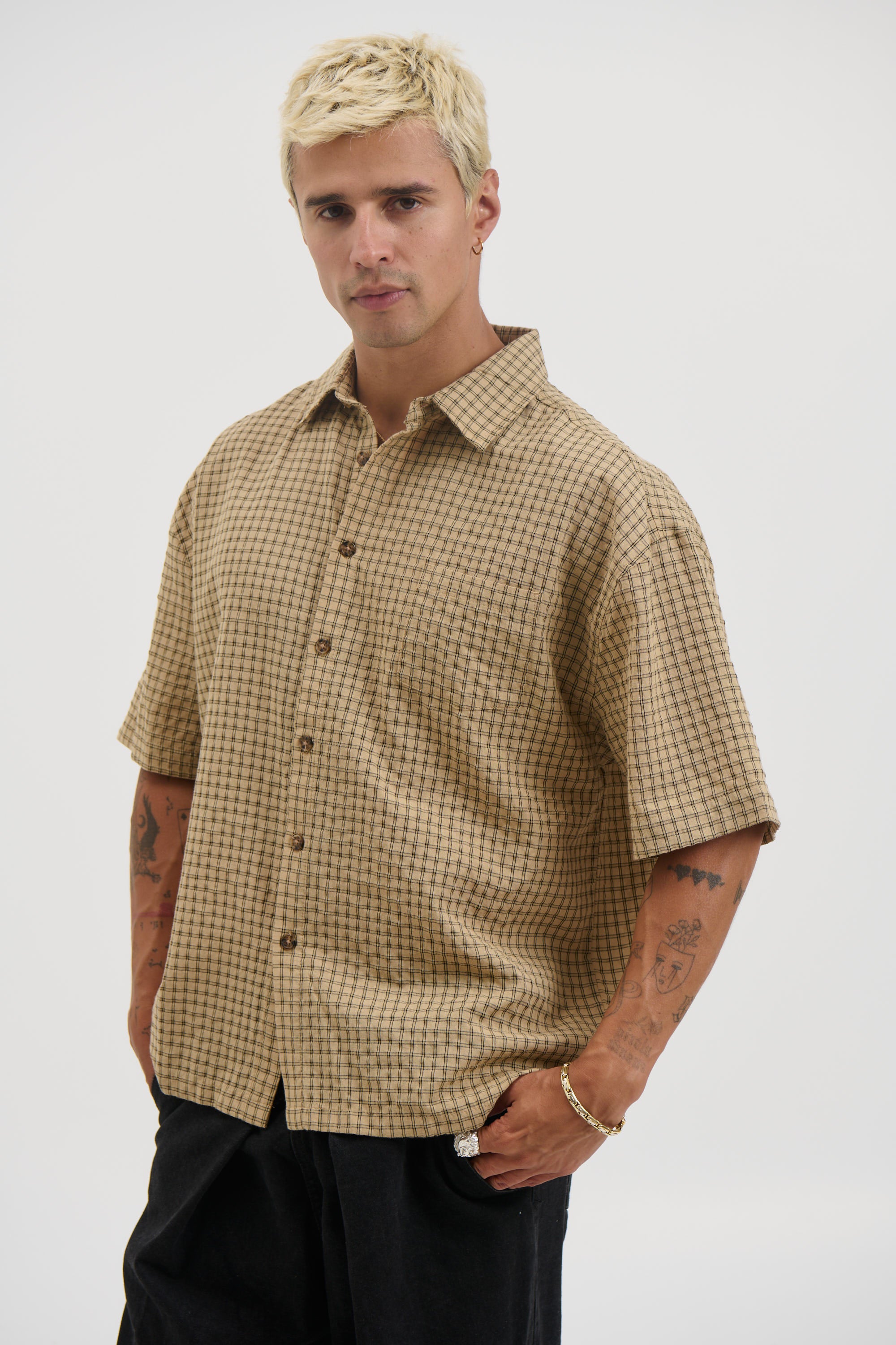 Nathaniel Drop Shirt Check