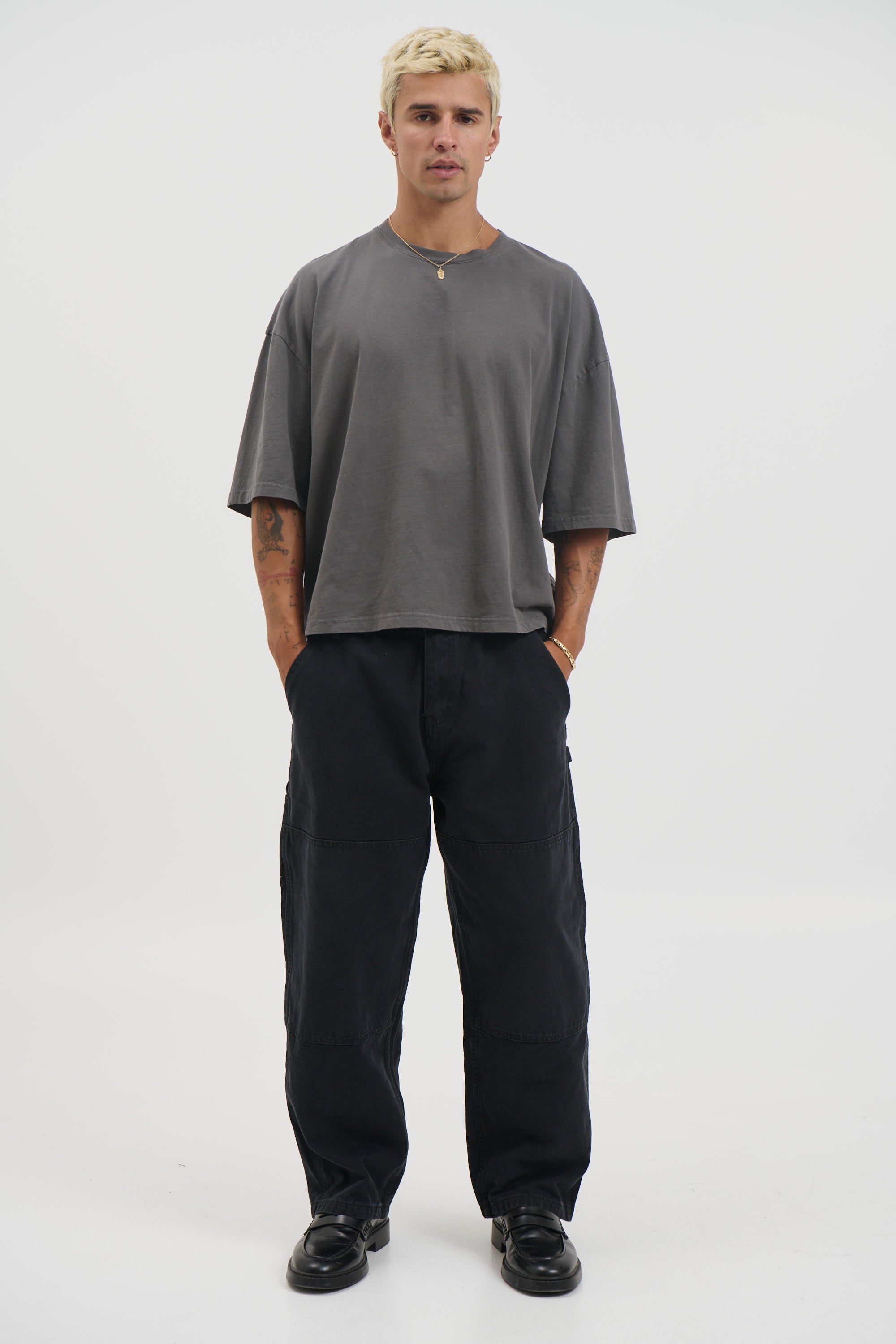 Cotton Drill Pant Black