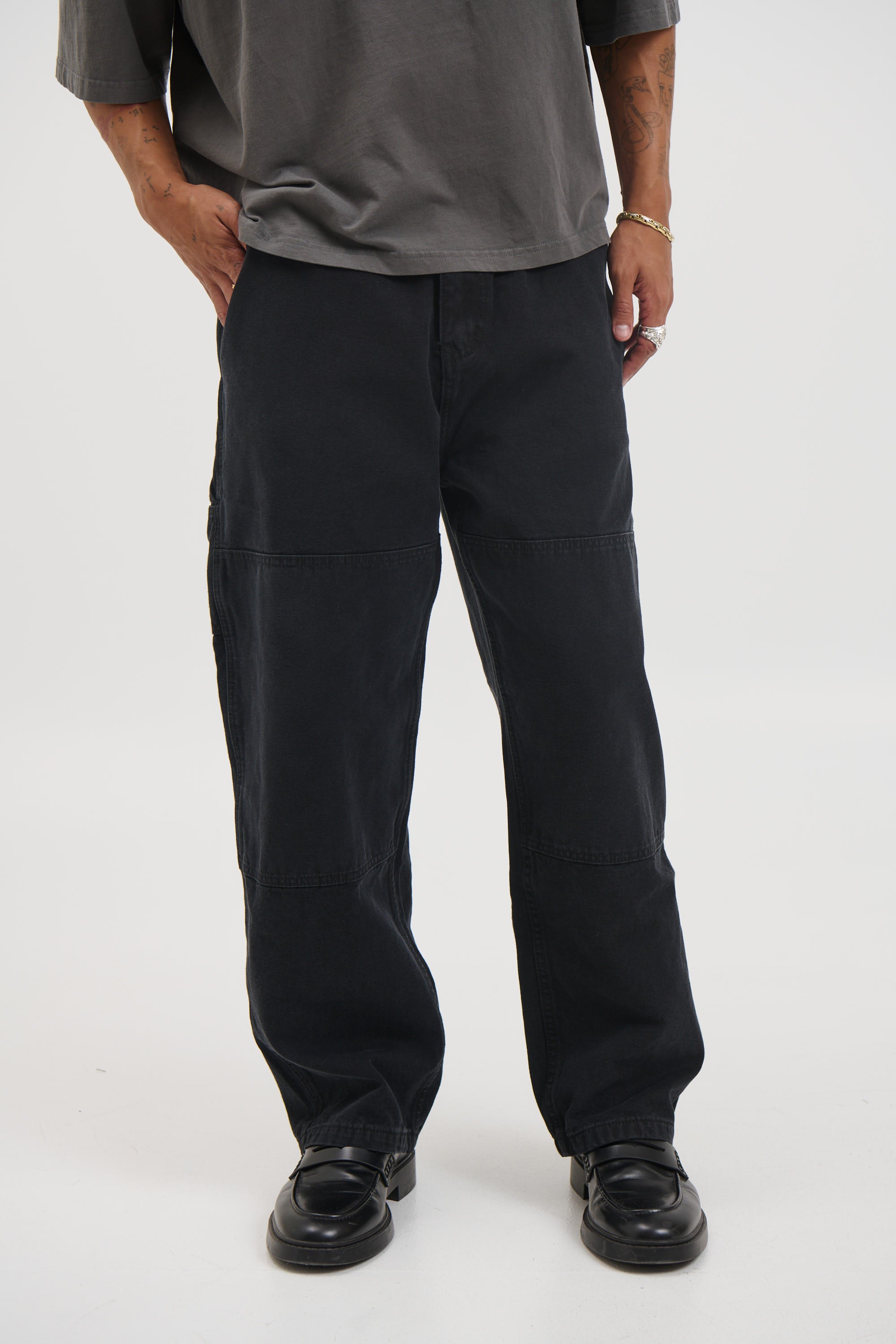 Cotton Drill Pant Black
