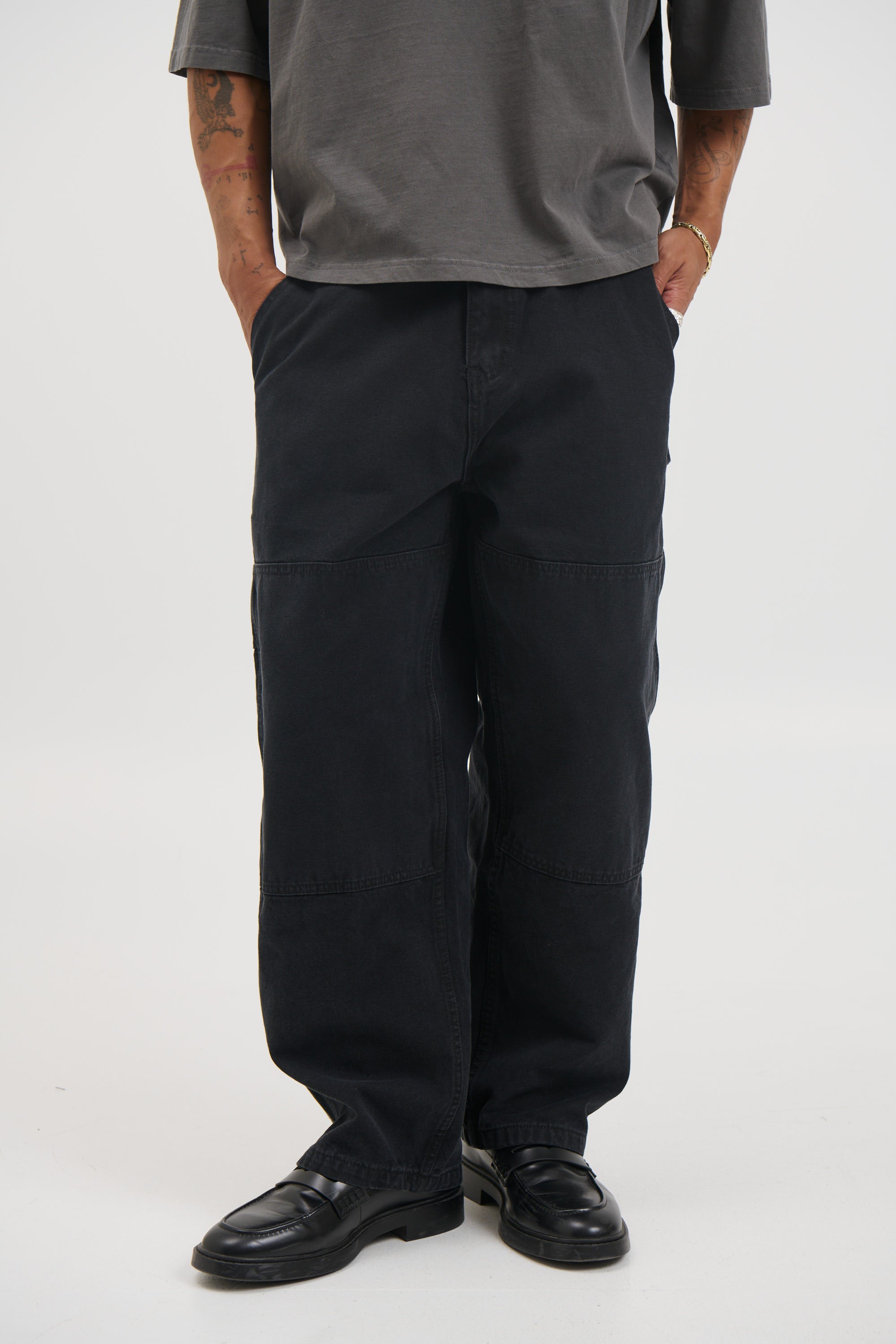 Cotton Drill Pant Black