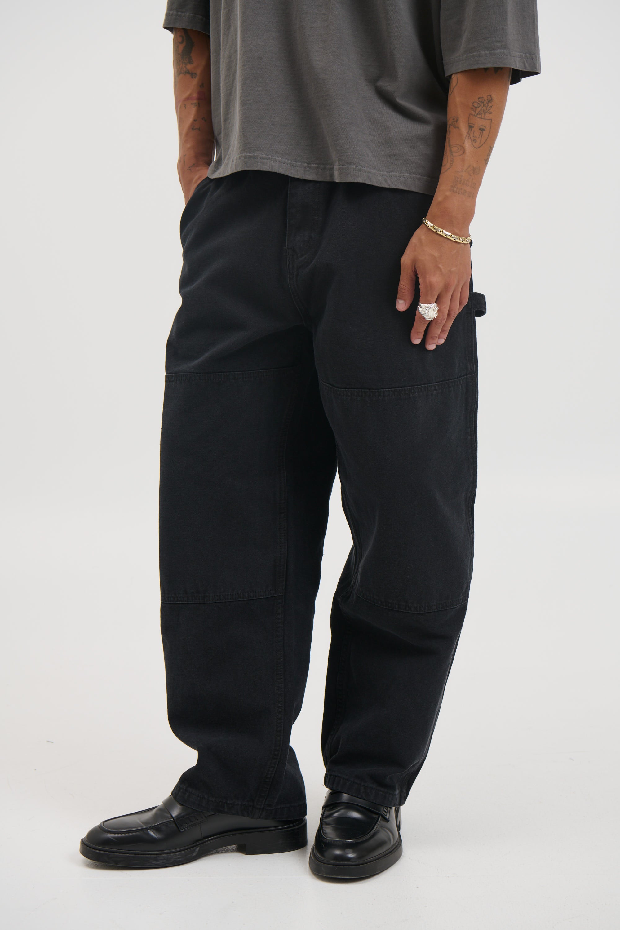 Cotton Drill Pant Black