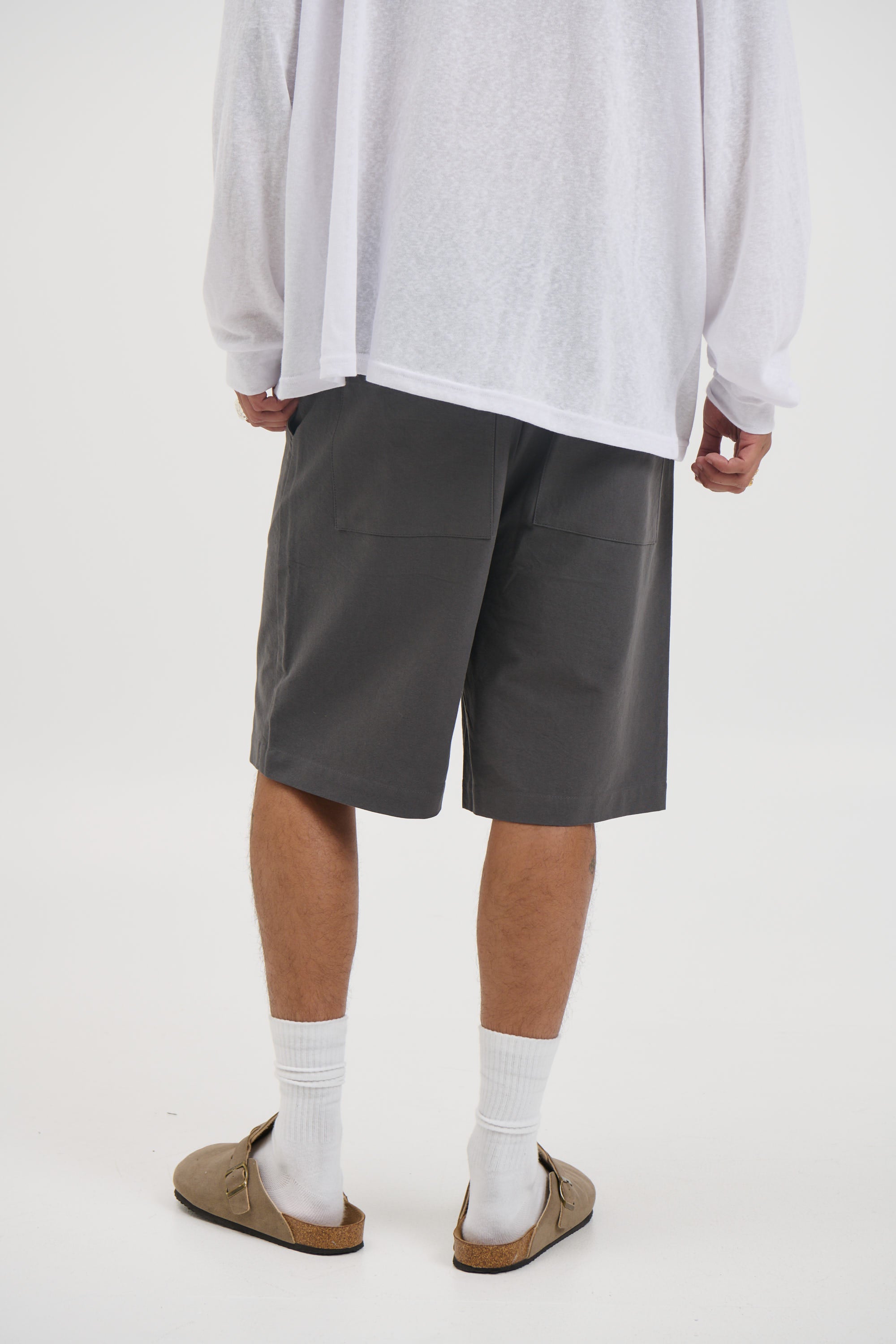 Mike Relaxed Short Grey