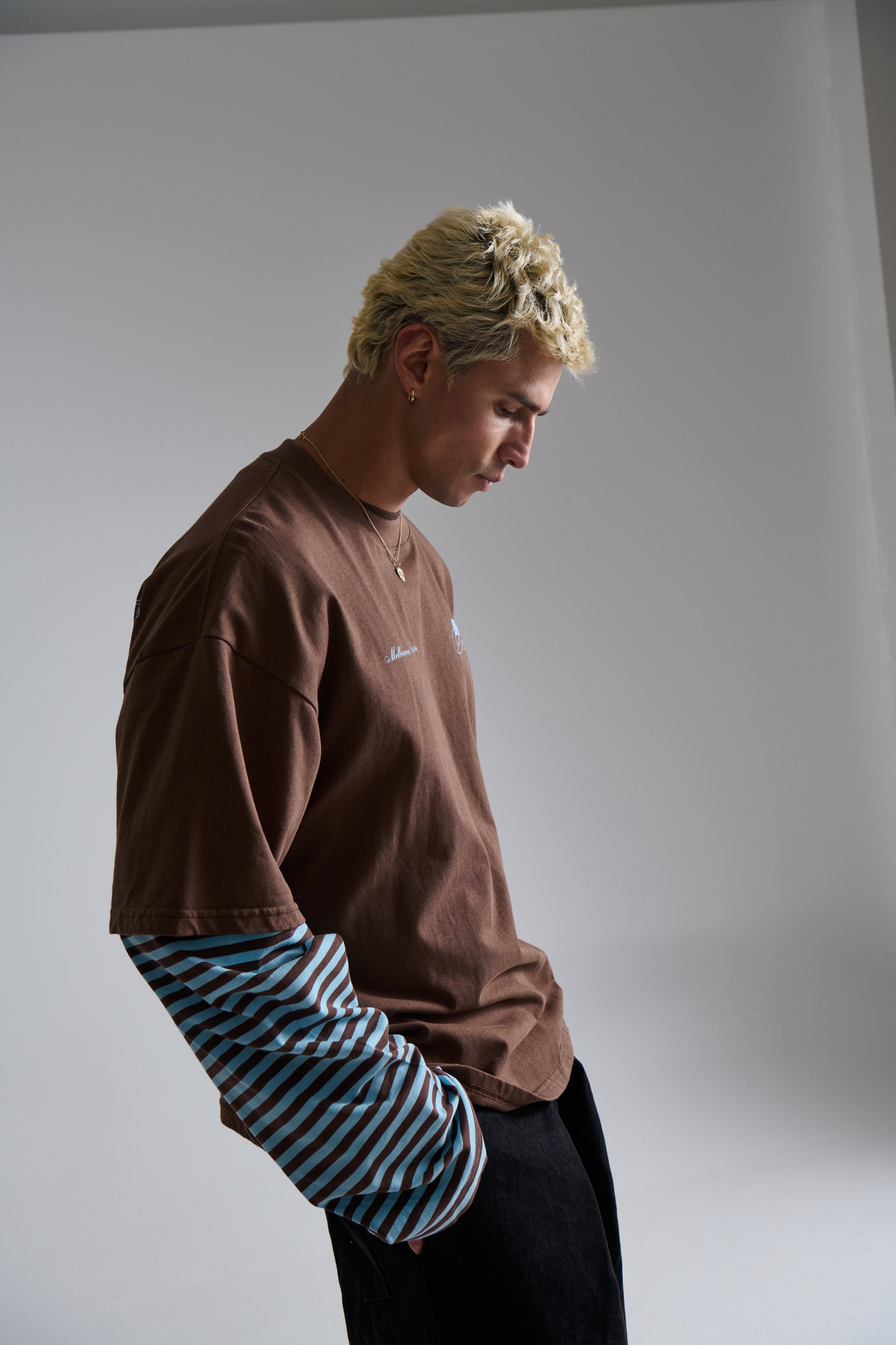 Bronze Snake Signature Tee Choc