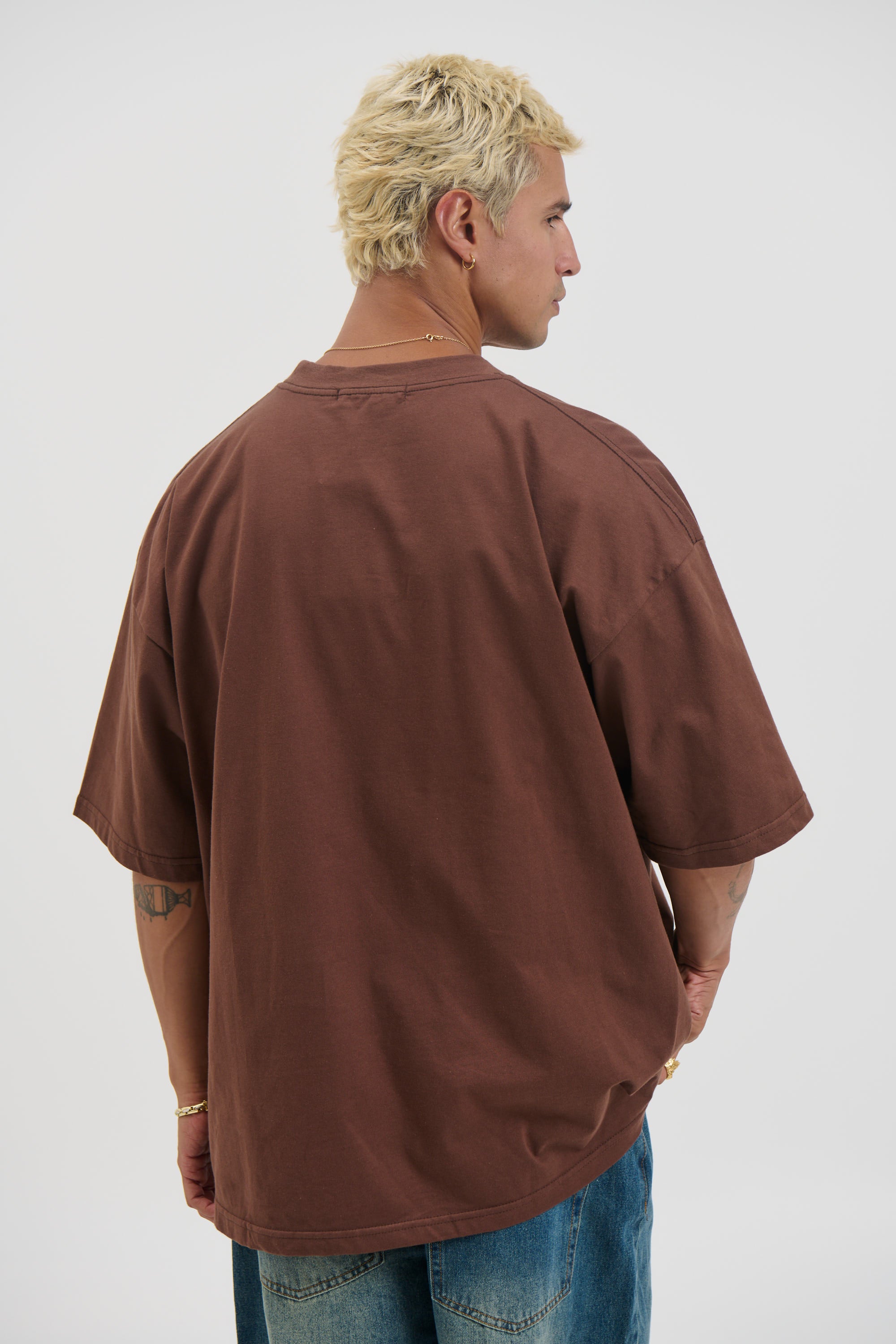 Midweight Signature Tee Dark Brown