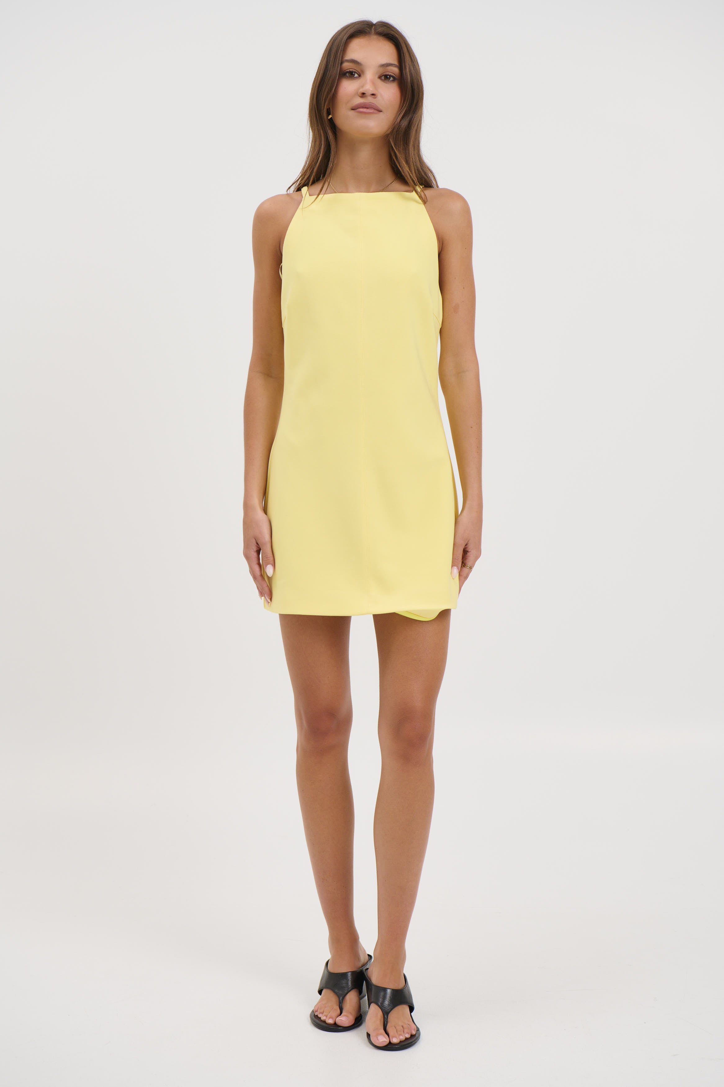Bronte Mini Dress Lemon