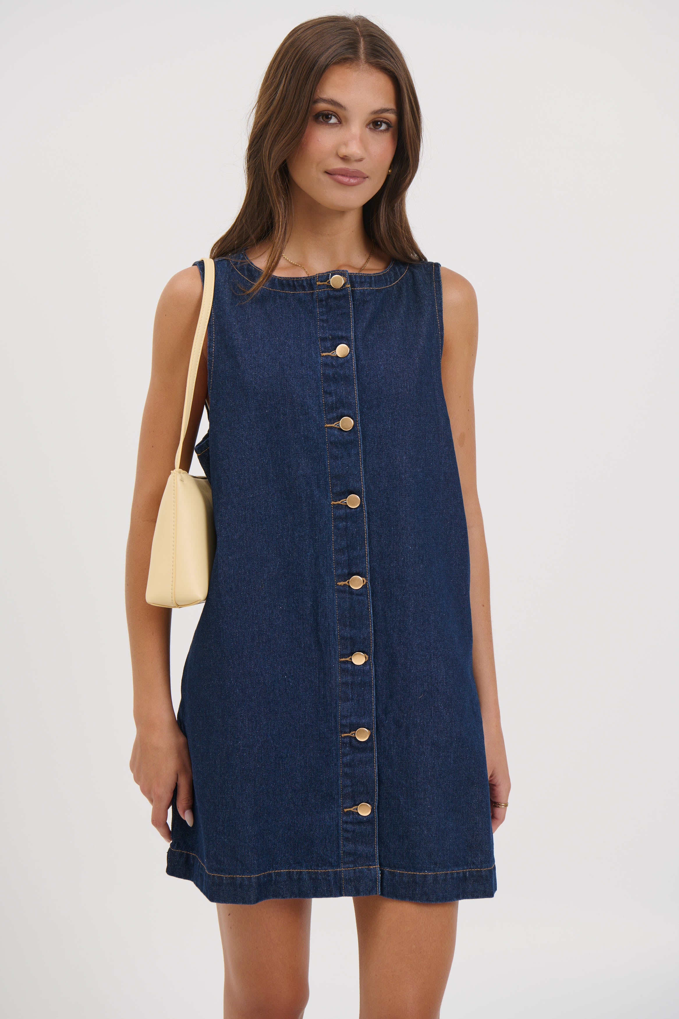 Jaymes Denim Dress Indigo