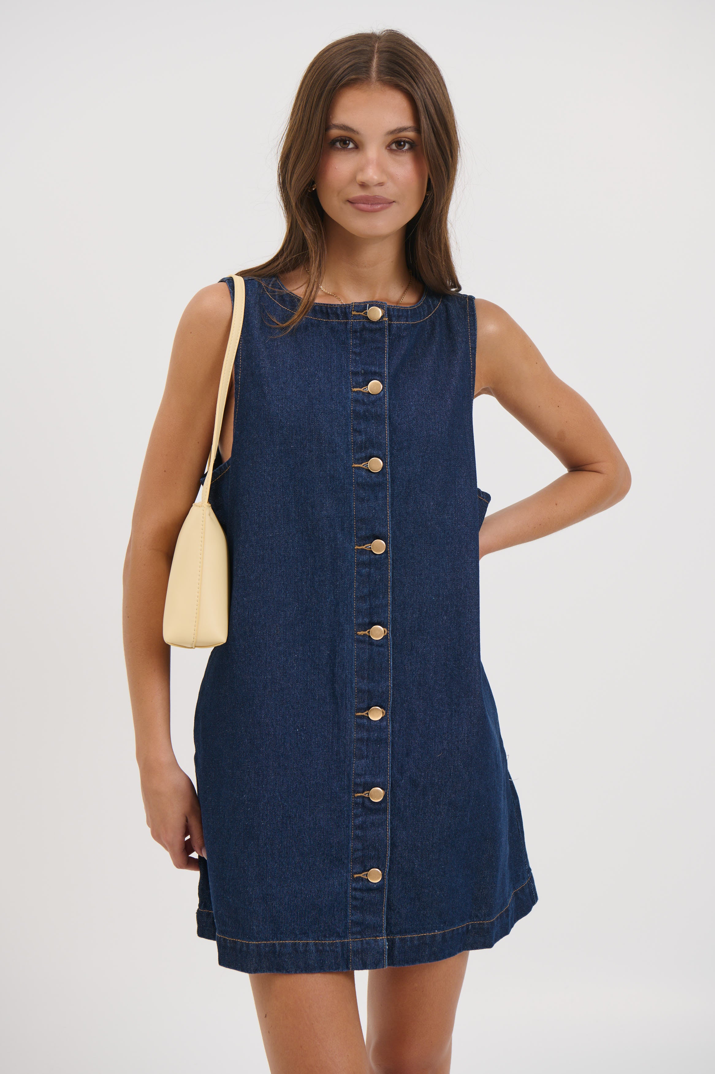 Jaymes Denim Dress Indigo