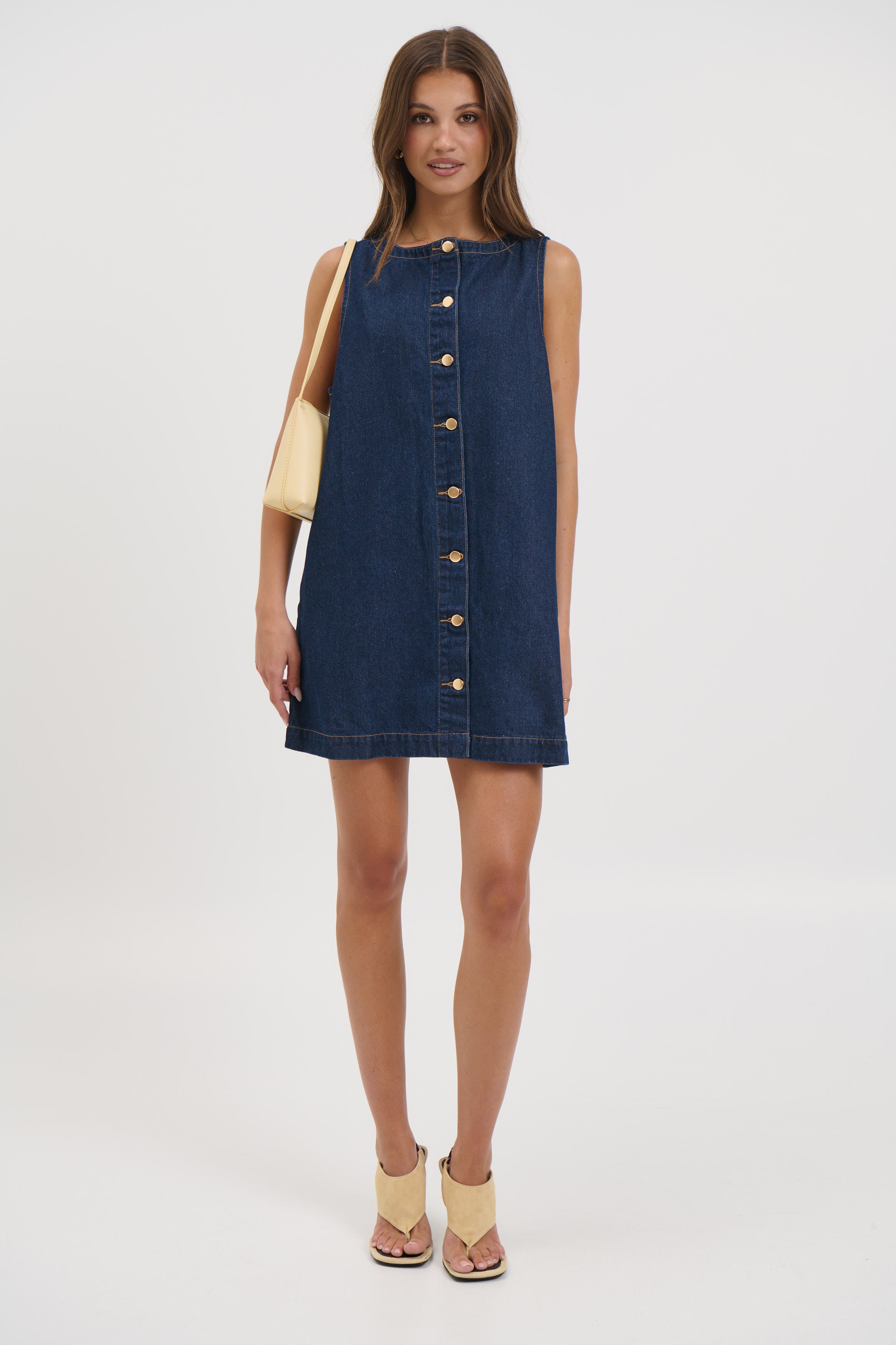Jaymes Denim Dress Indigo