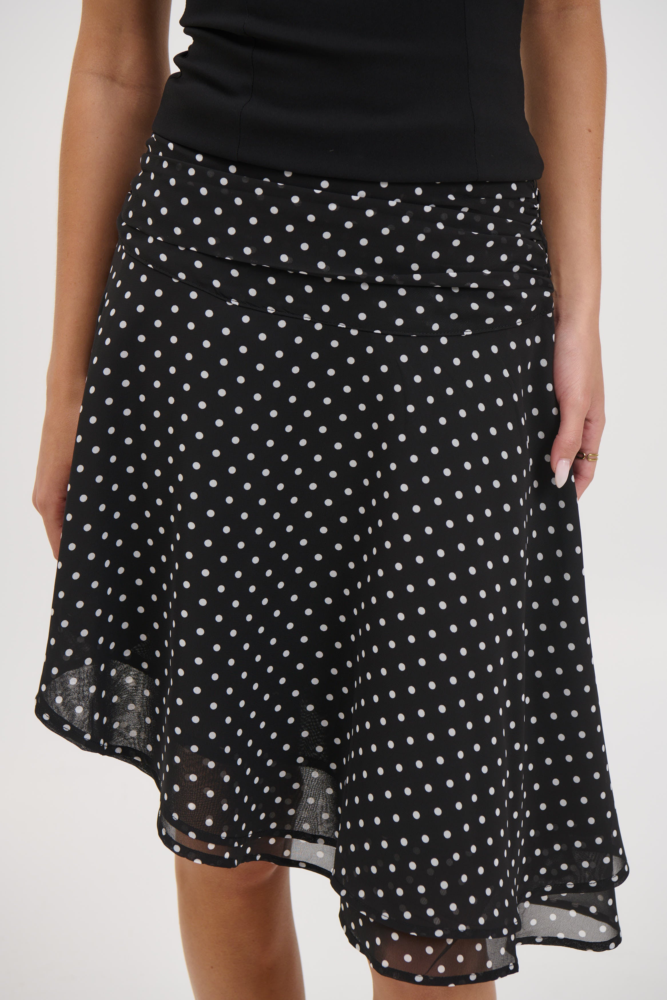 Paloma Midi Skirt Black