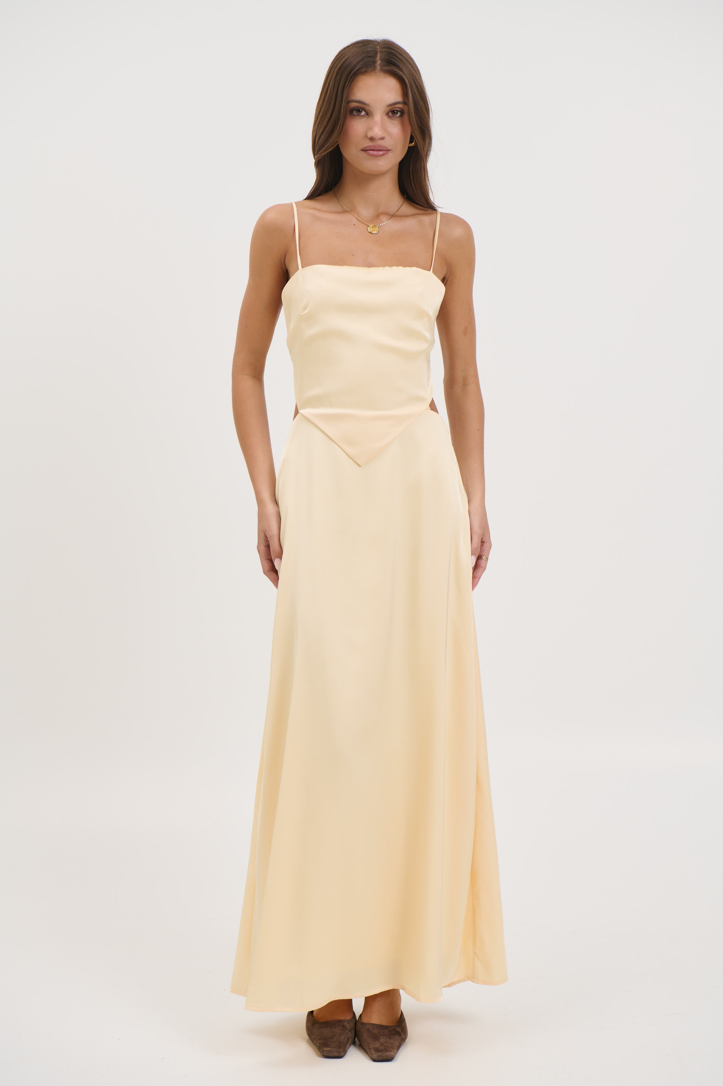 Gloria Maxi Dress Lemon