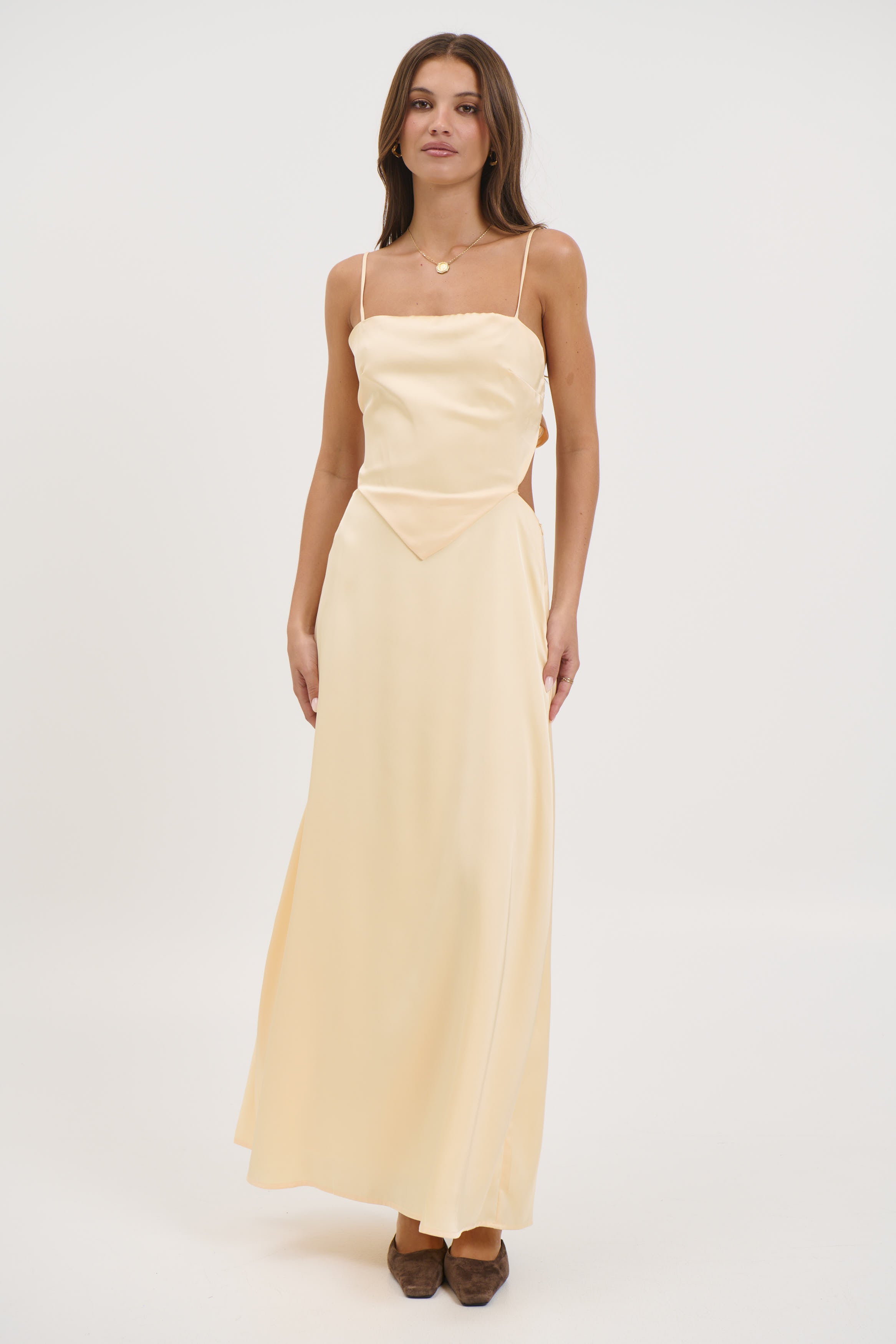 Gloria Maxi Dress Lemon