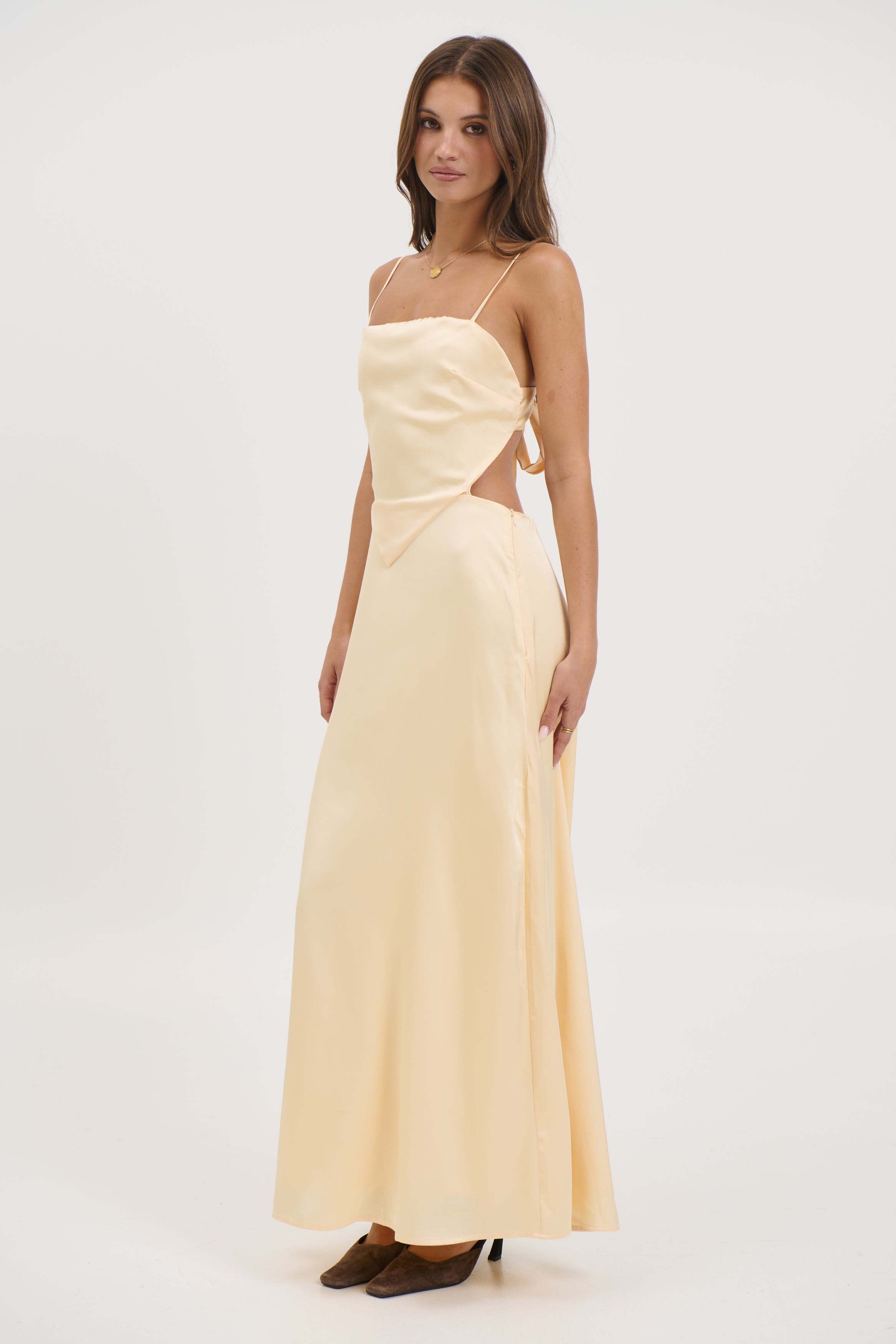 Gloria Maxi Dress Lemon