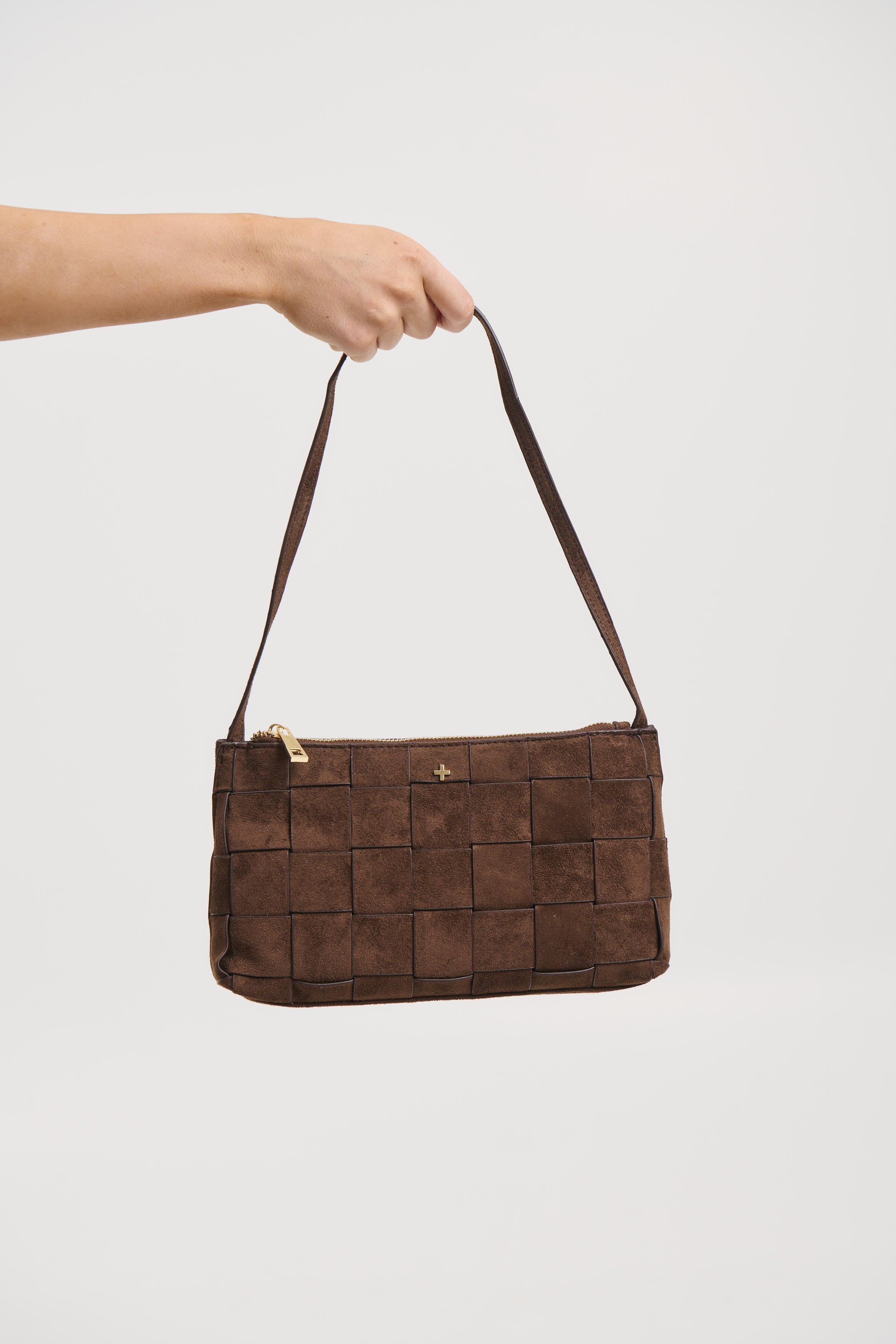 Portia Woven Shoulder Bag