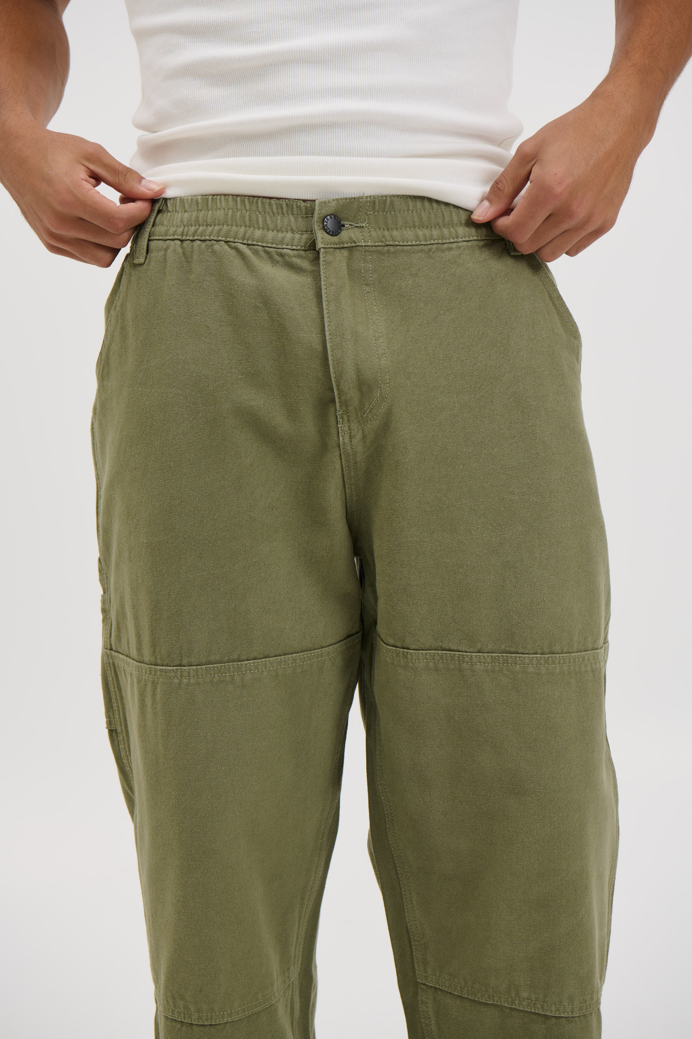 Cotton Drill Pant Army