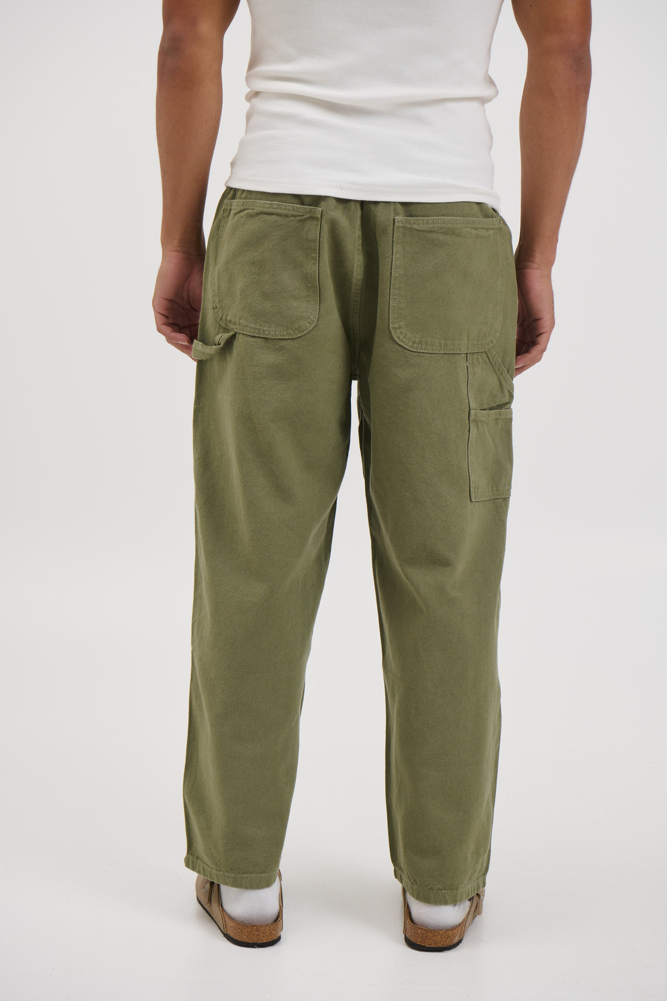 Cotton Drill Pant Army