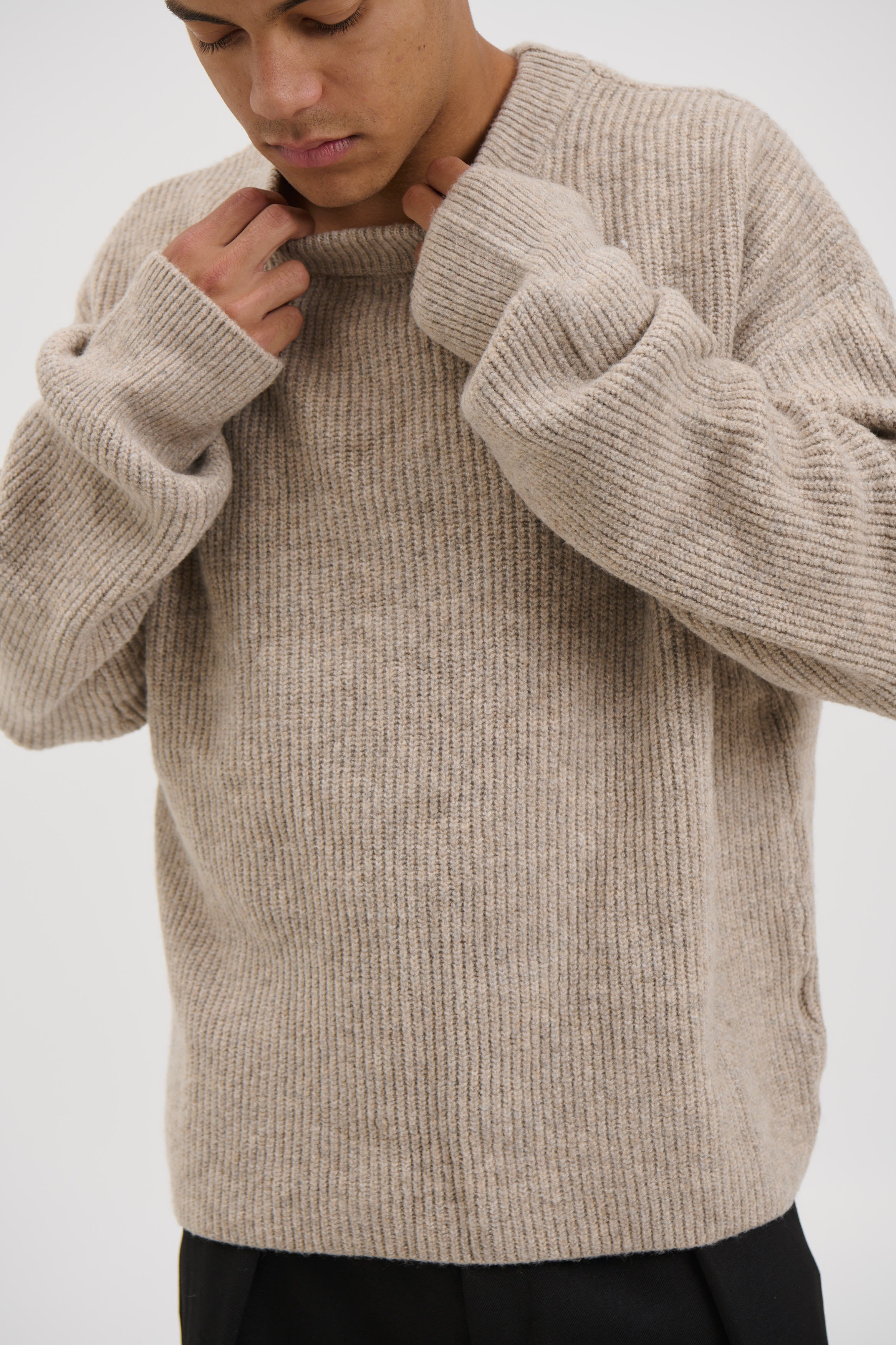 Slouch Knit Light Tan