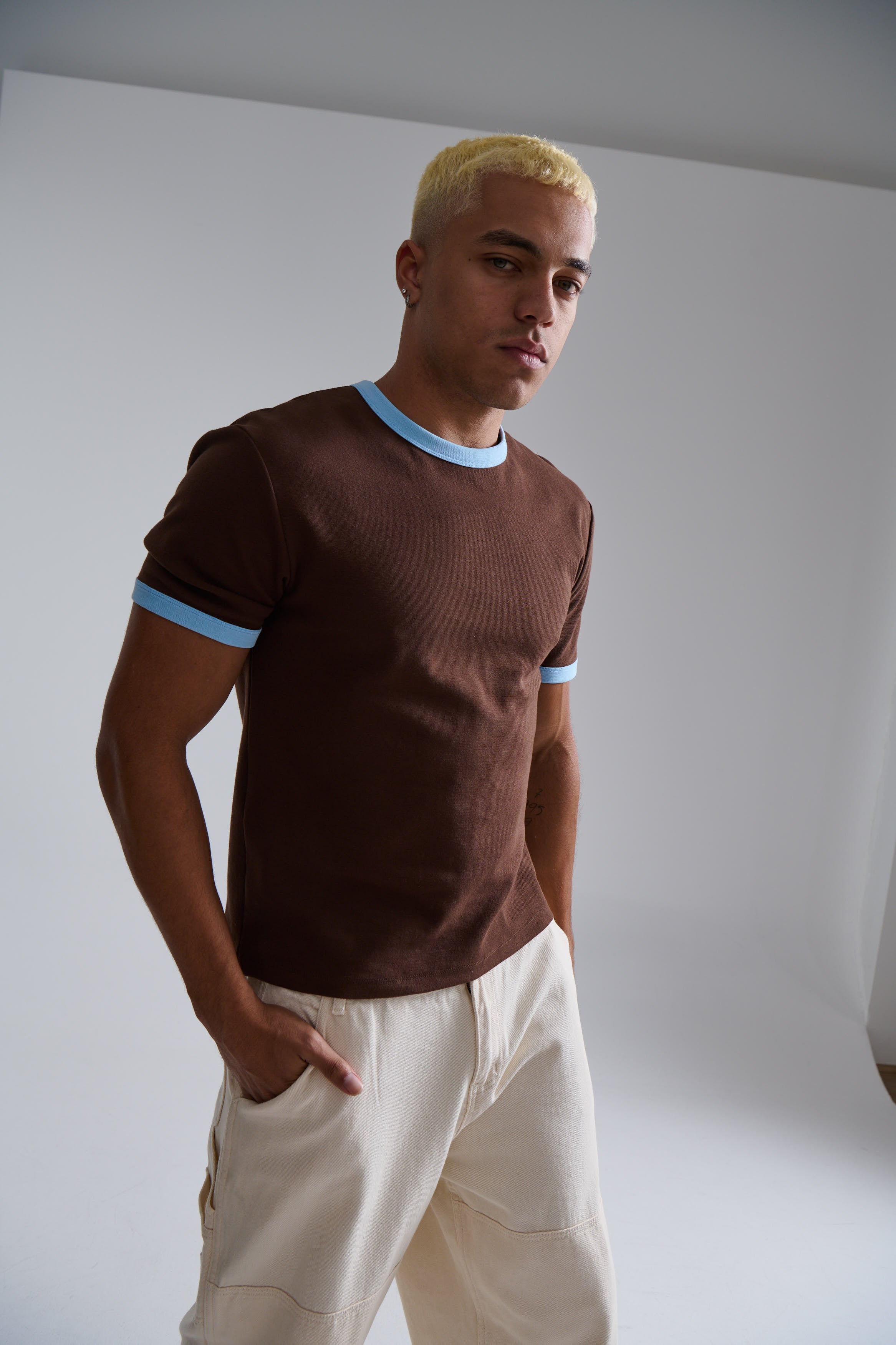 Charlie Ringer Tee Choc