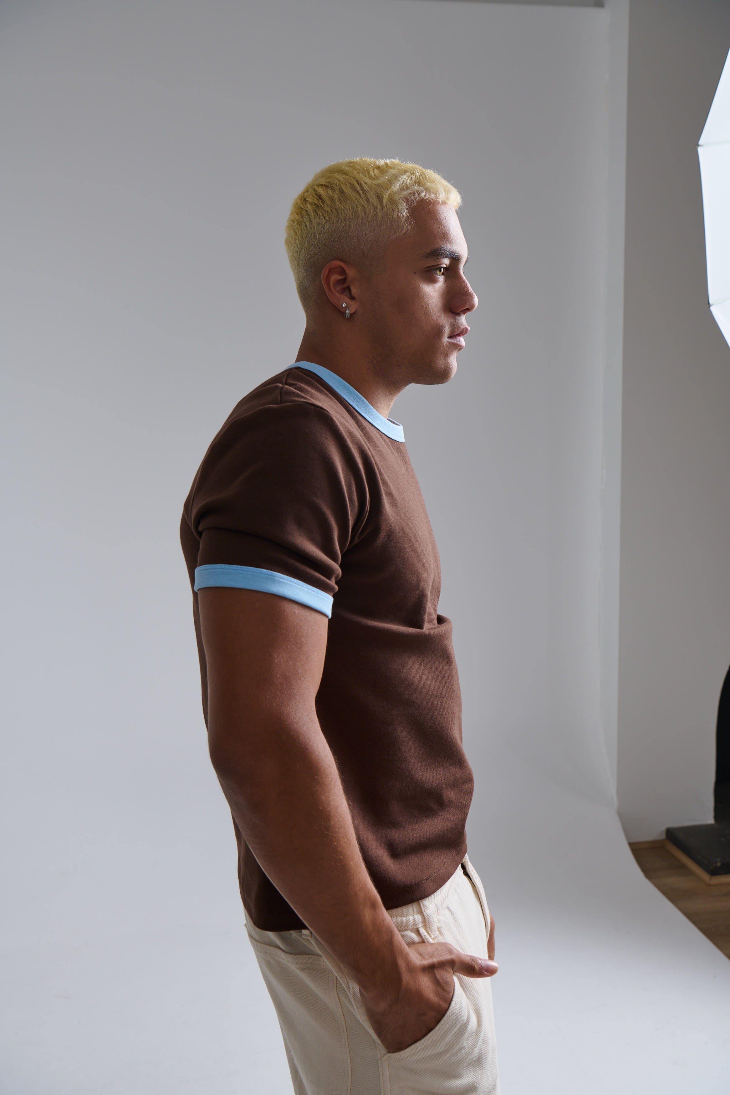 Charlie Ringer Tee Choc