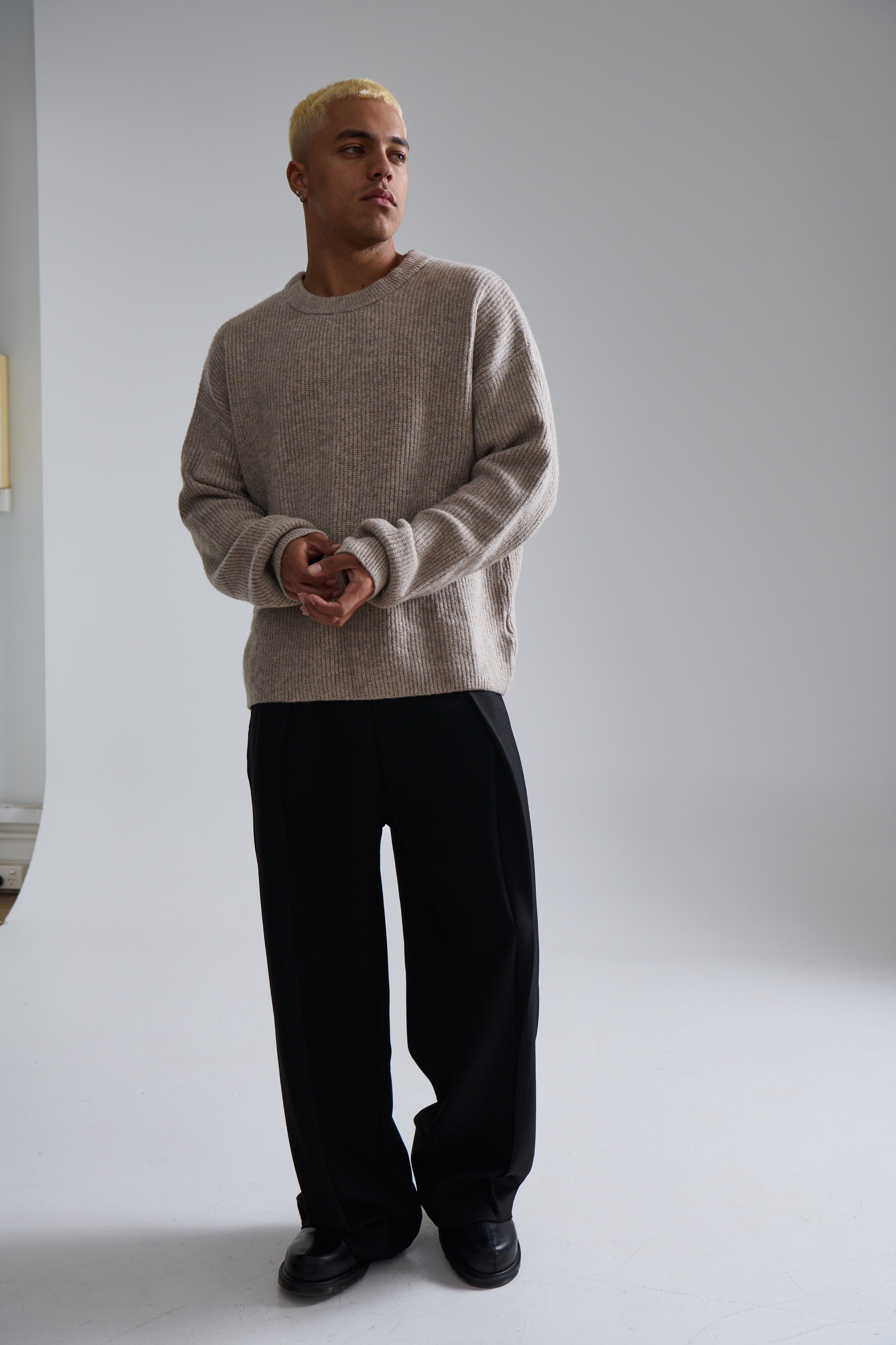 Slouch Knit Light Tan