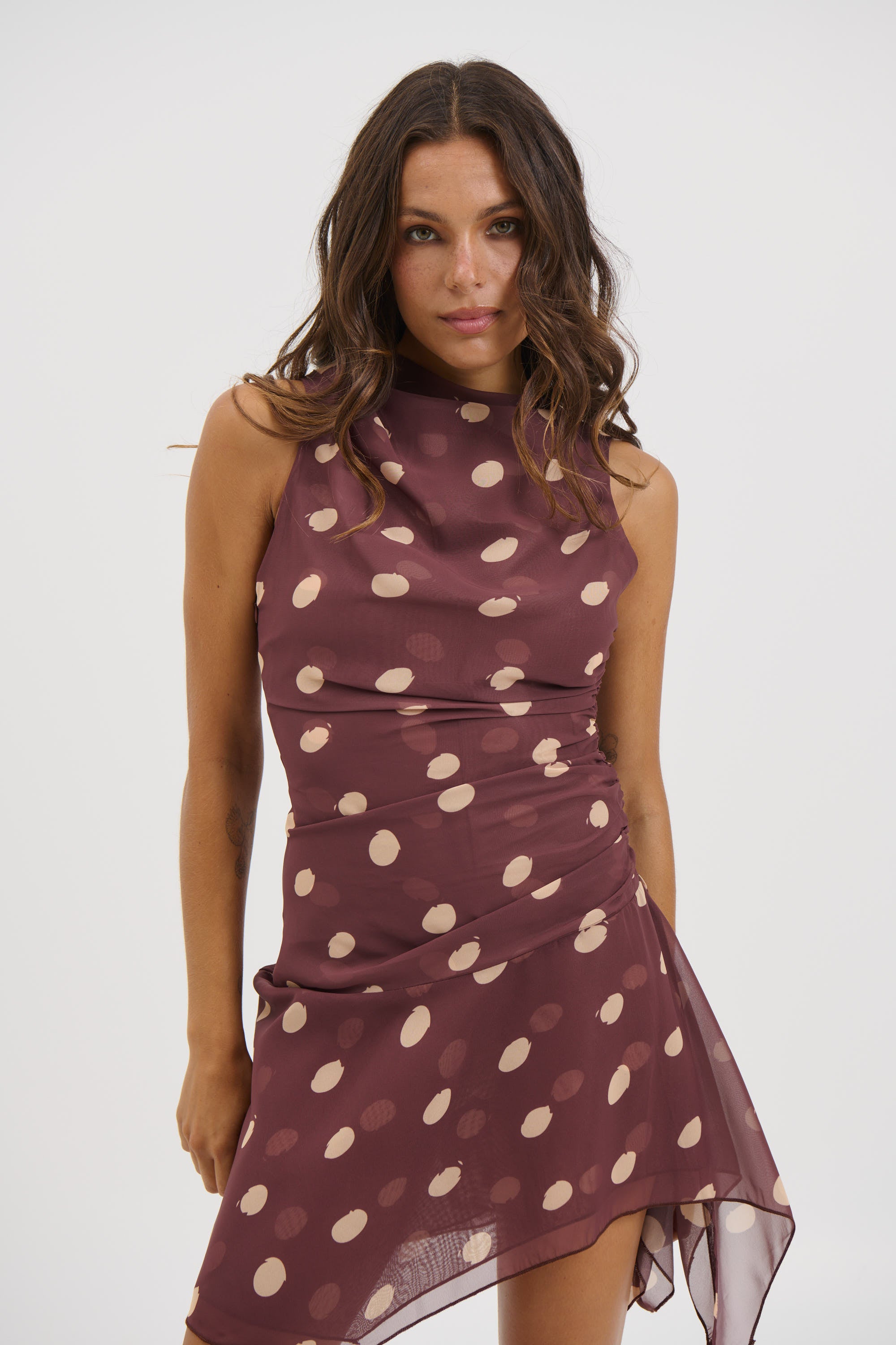 Emina Mini Dress Chocolate