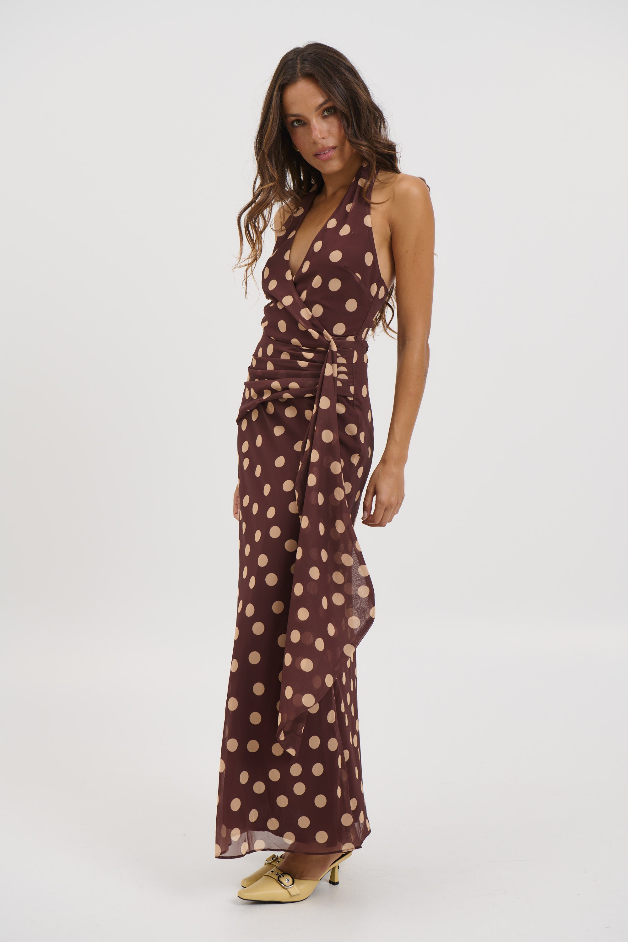 Grace Maxi Dress Chocolate