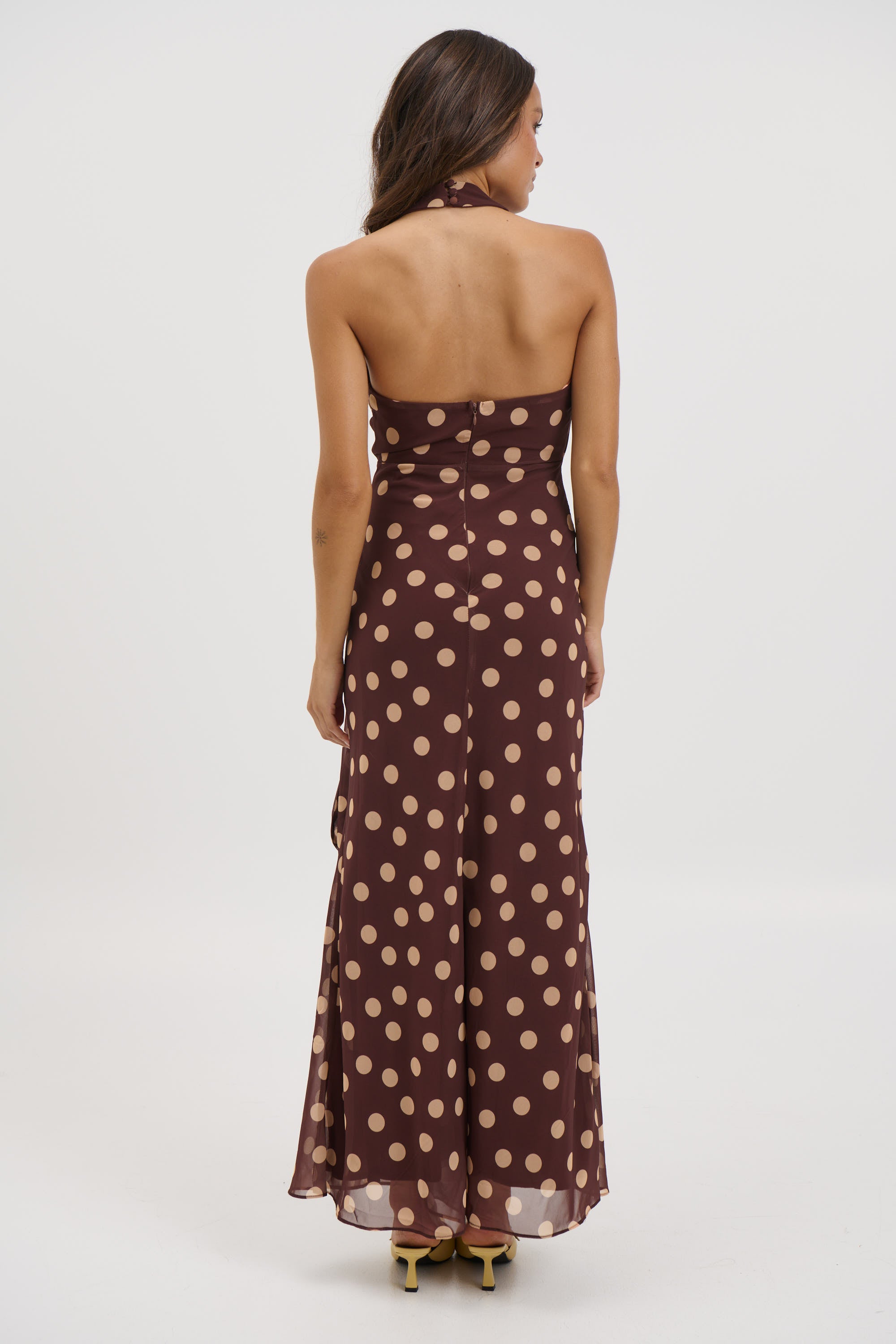 Grace Maxi Dress Chocolate