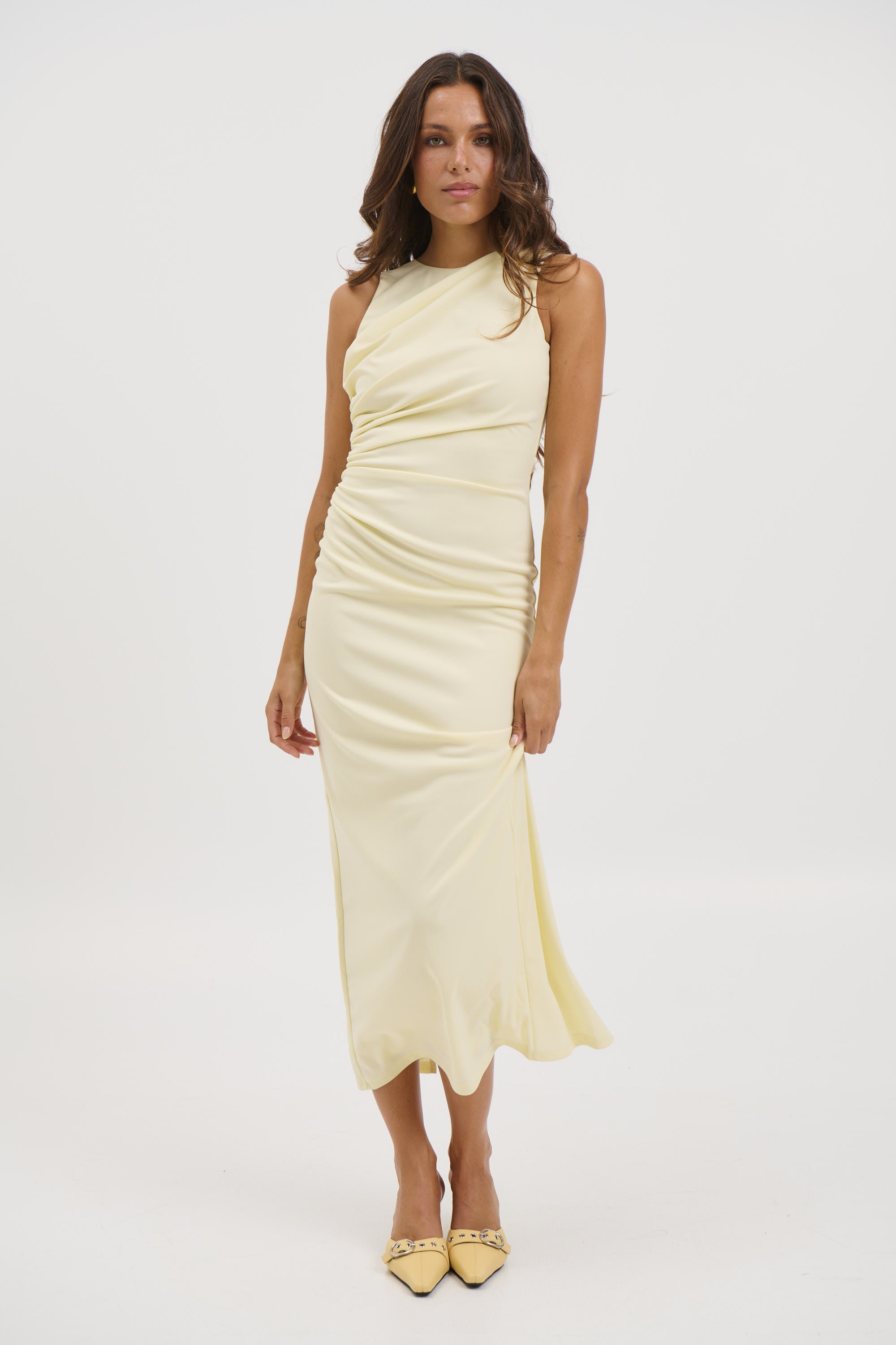 Daphne Midi Dress Butter
