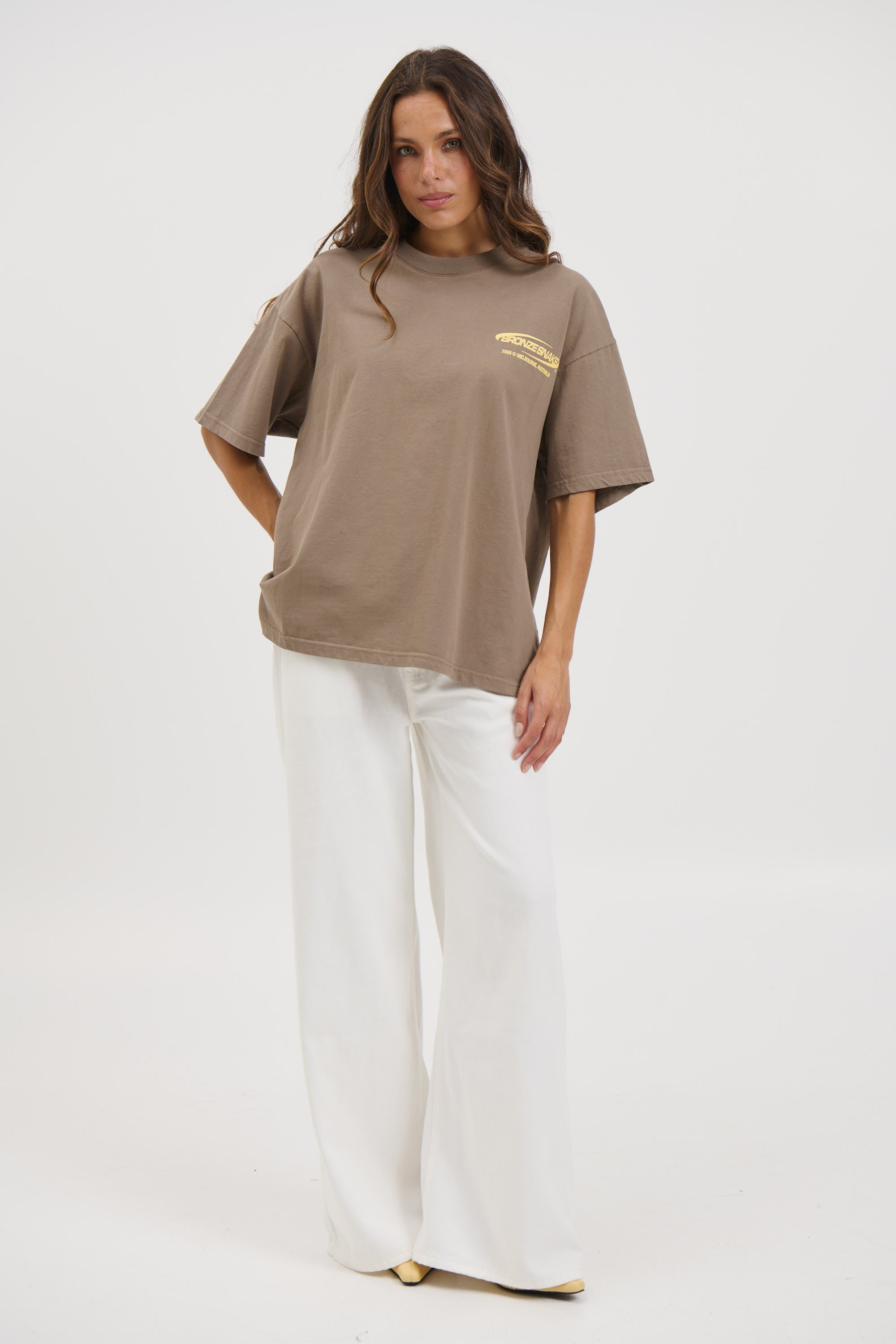 Unisex Bronze Snake Classic Tee Army