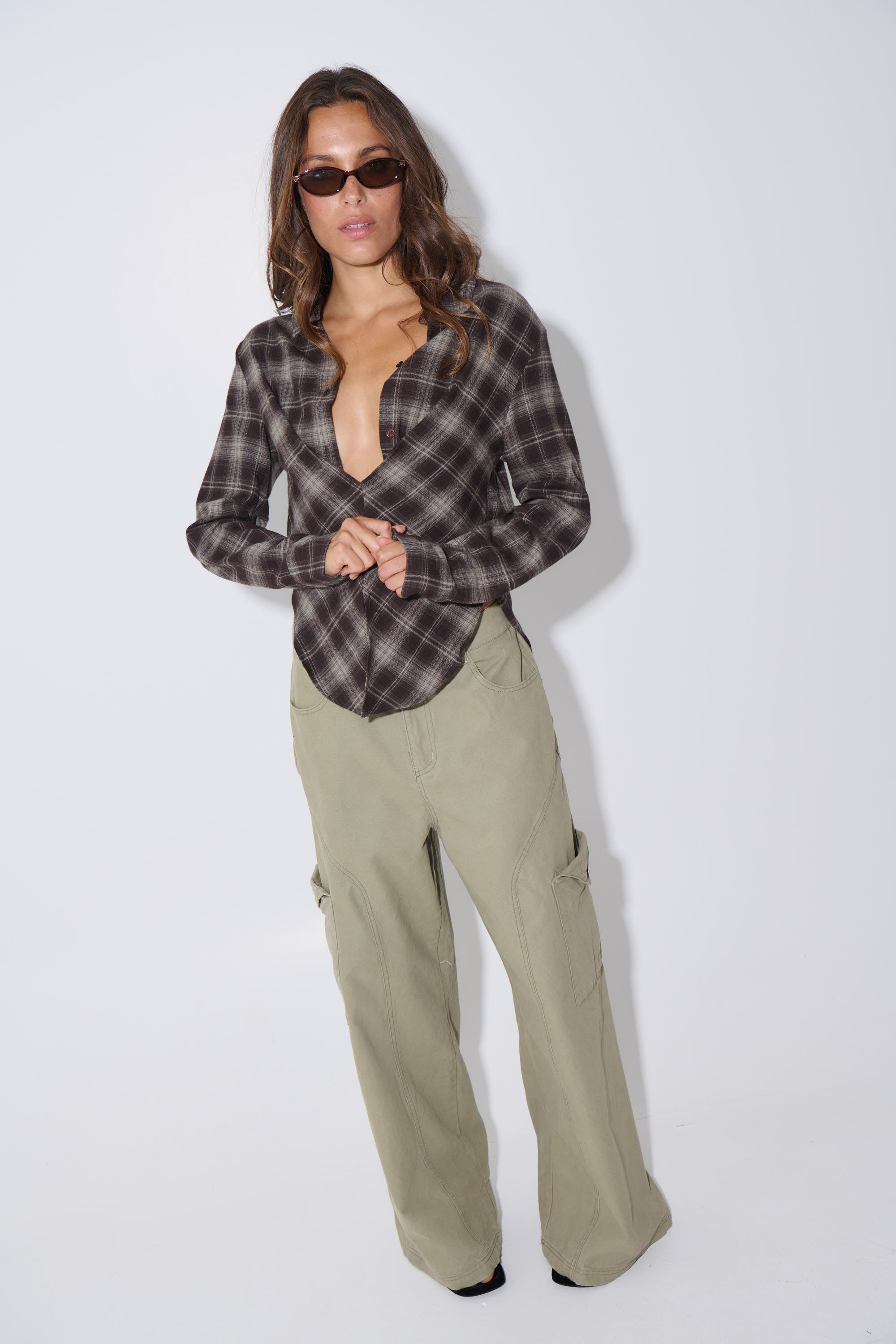 Leah Shirt Dark Grey