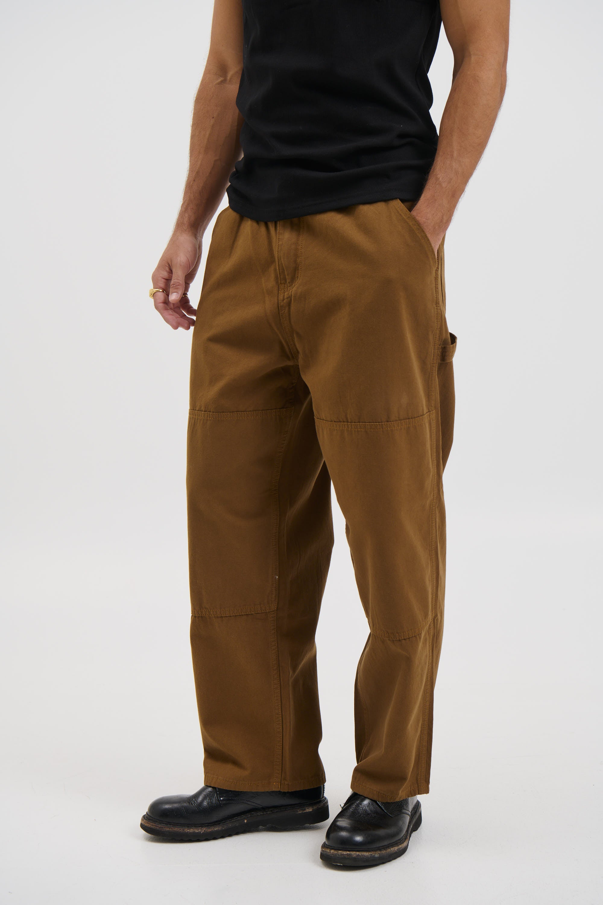 Cotton Drill Pant Choc