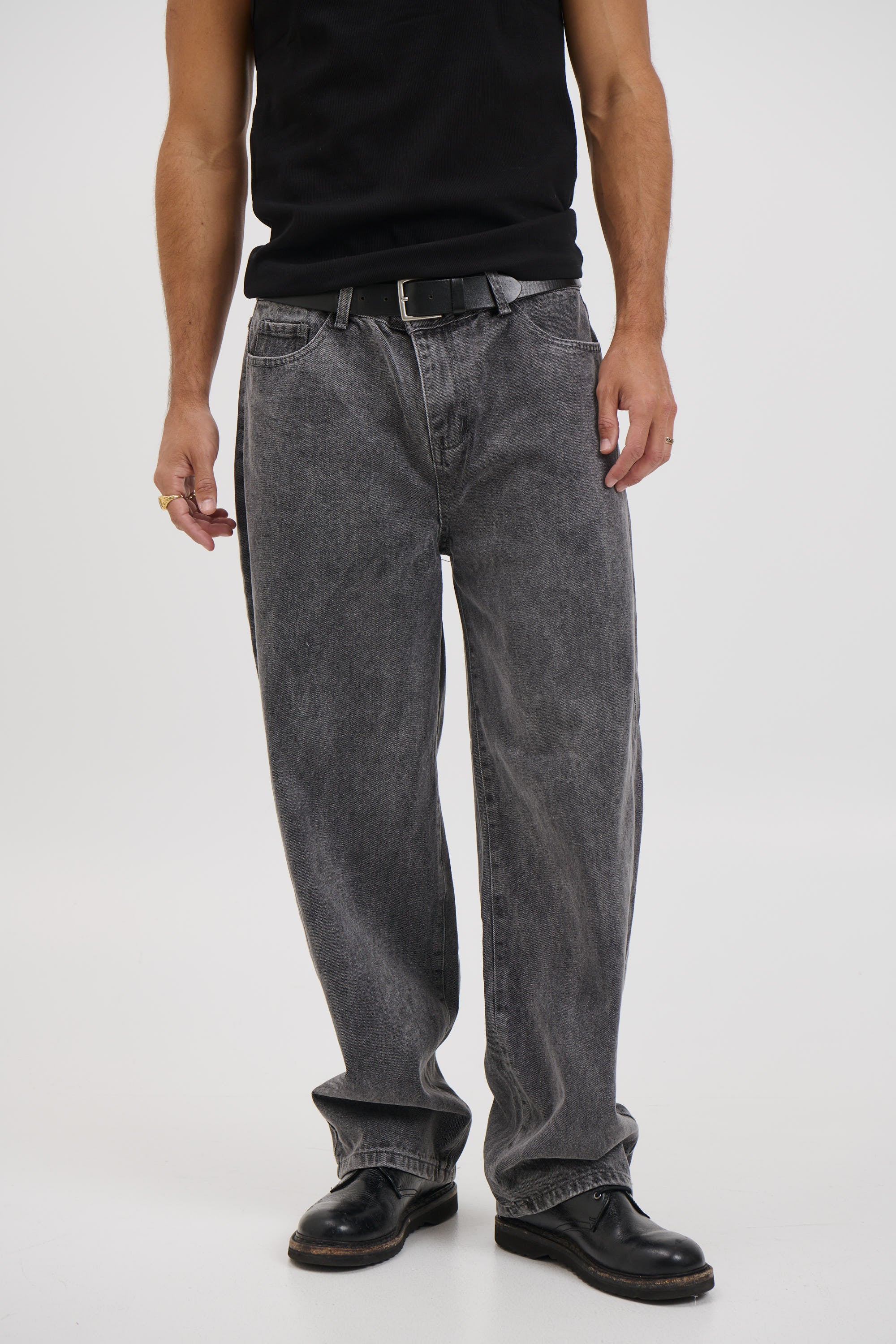 Slouch Denim Grey