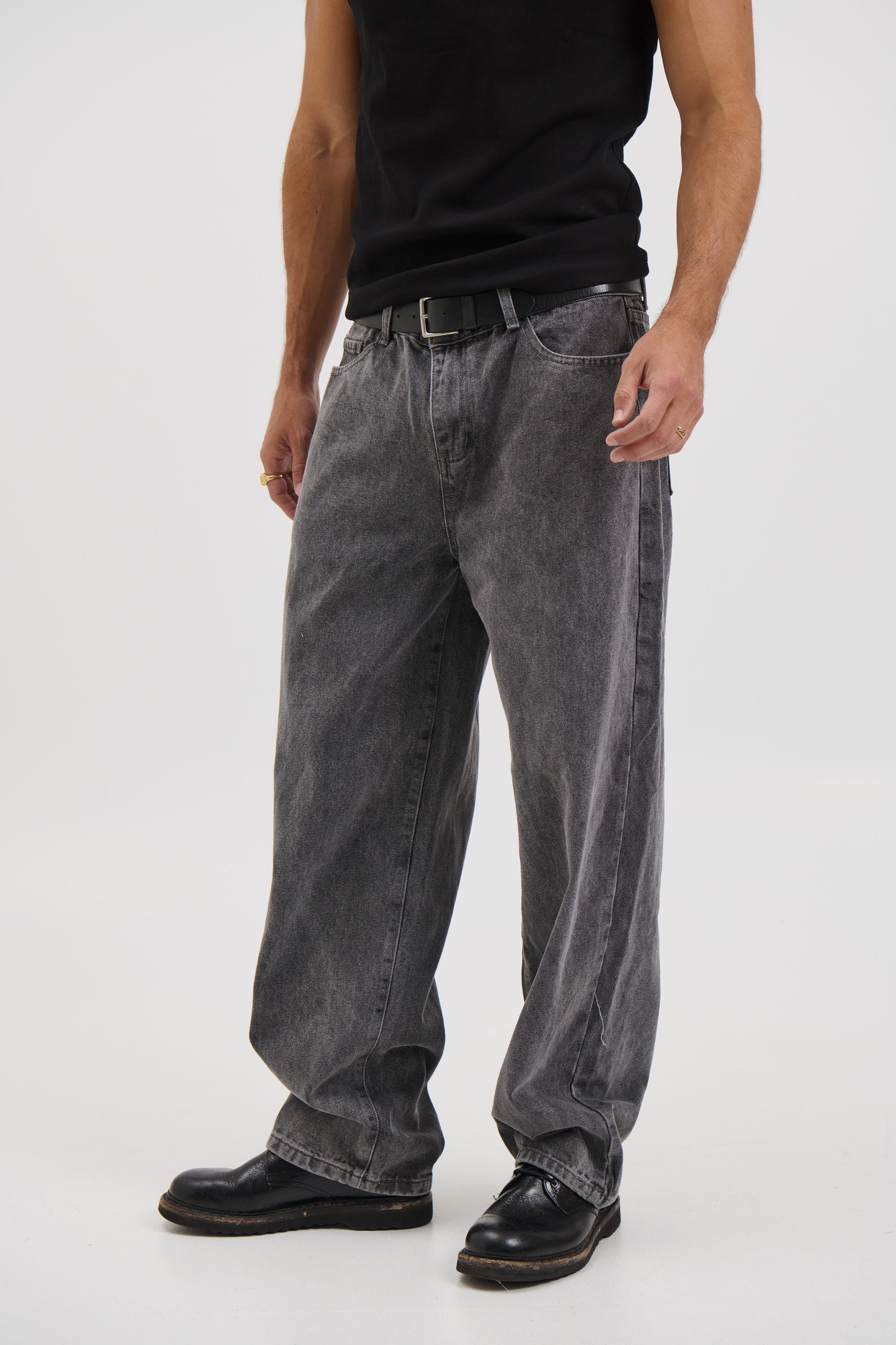 Slouch Denim Grey