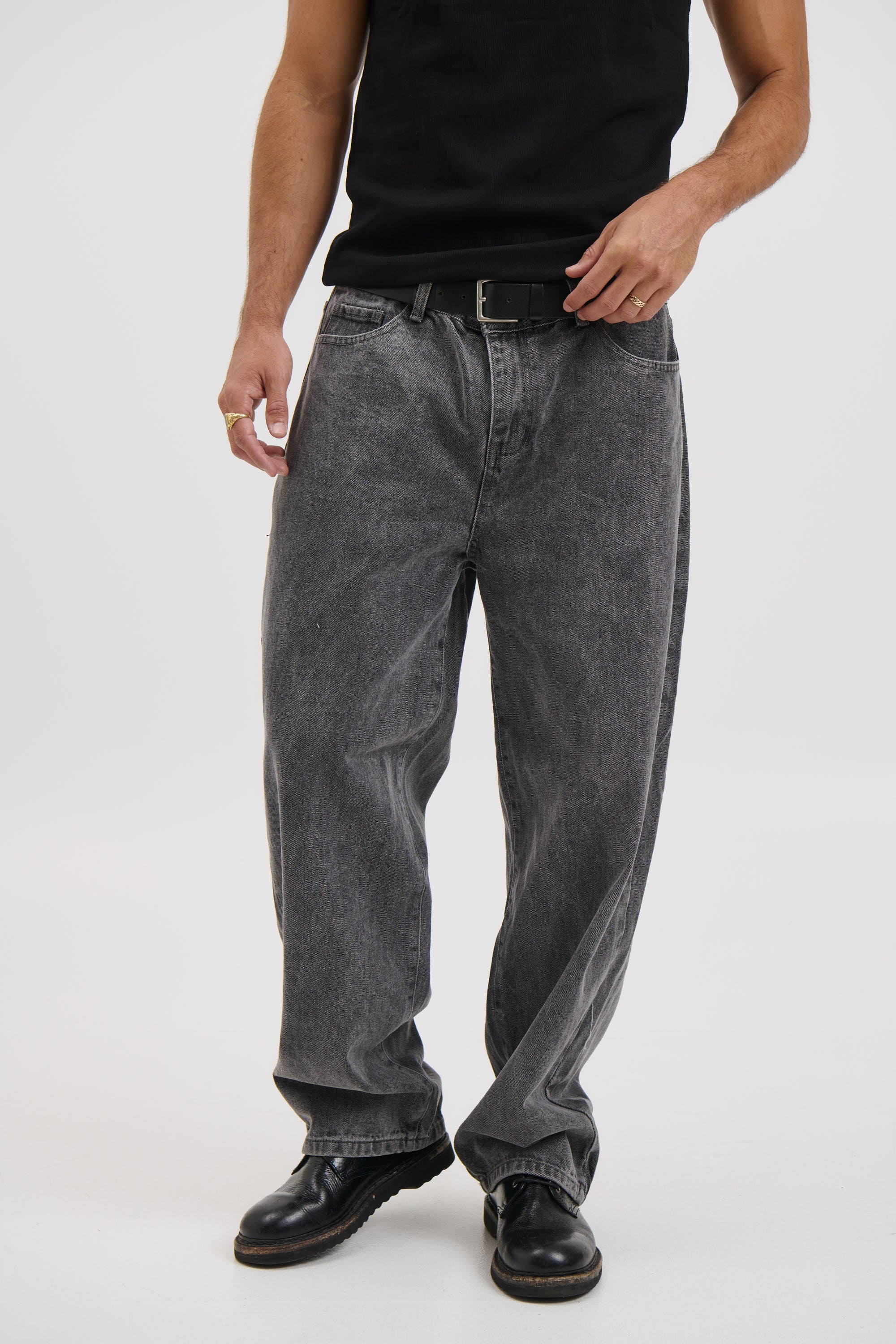 Slouch Denim Grey