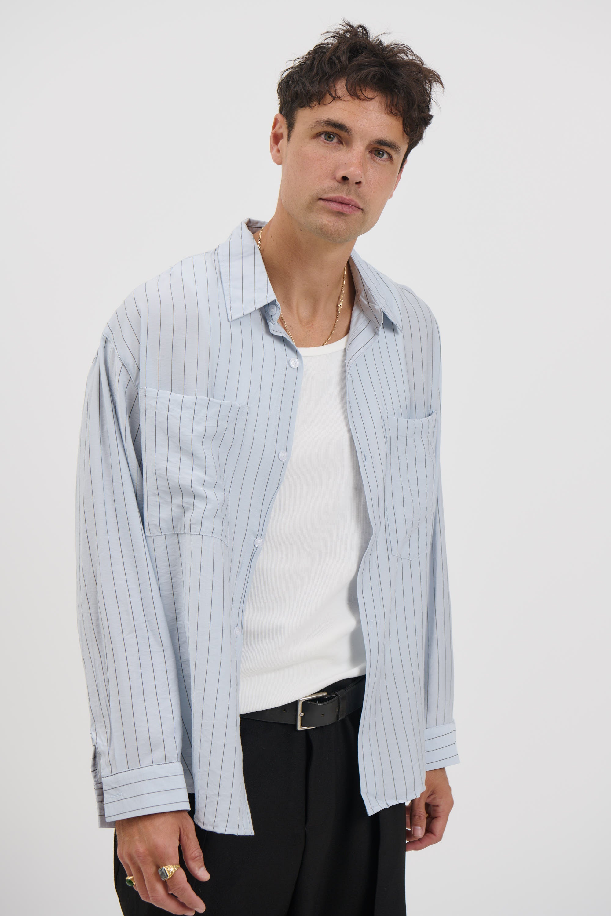 Will Relaxed Shirt Blue
