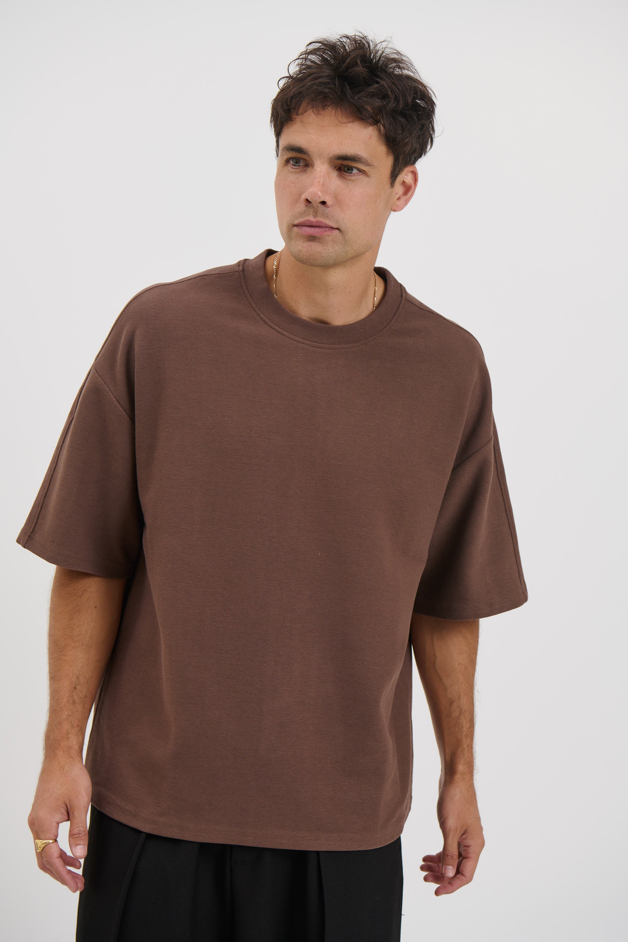 Henry Heavyweight Tee Choc